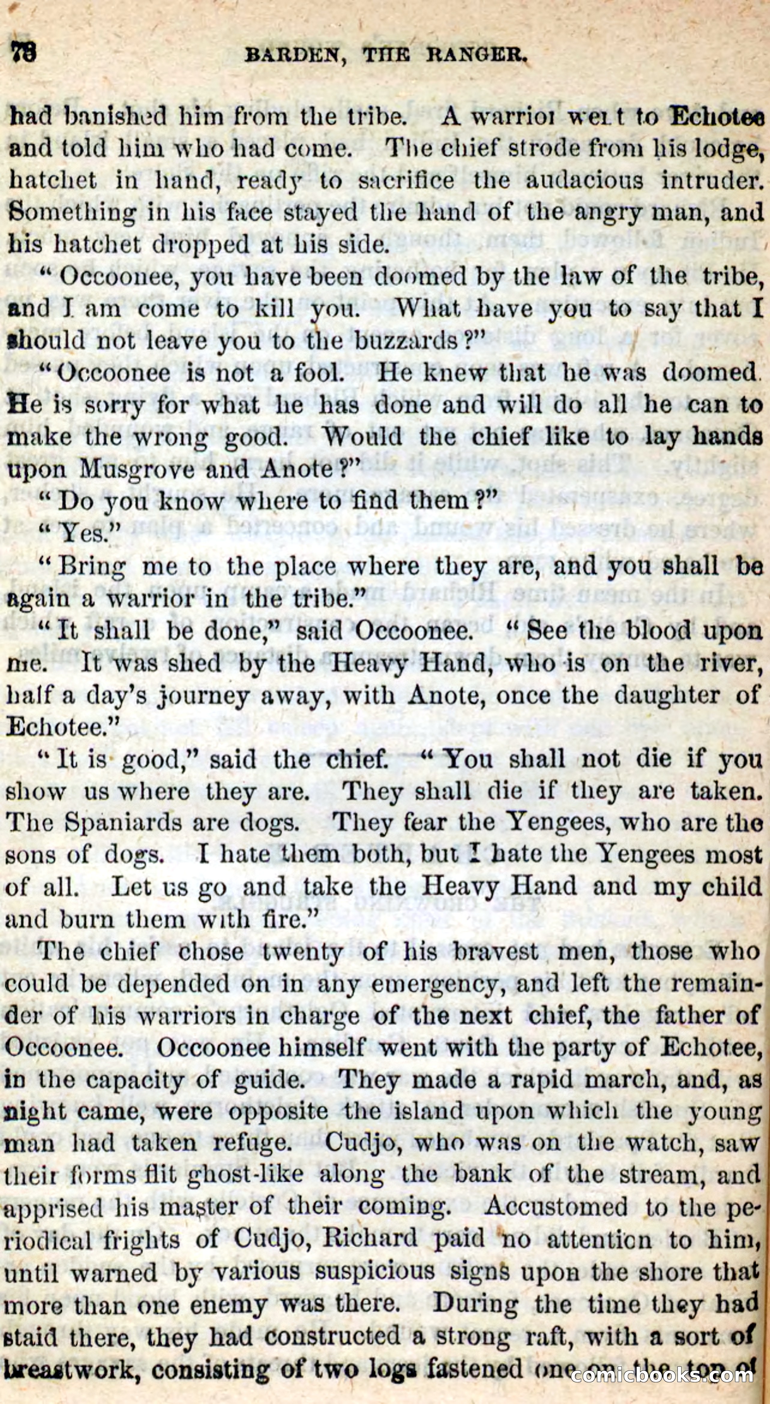 Beadle's New Dime Novels: Barden, the Ranger — page 68 of 92