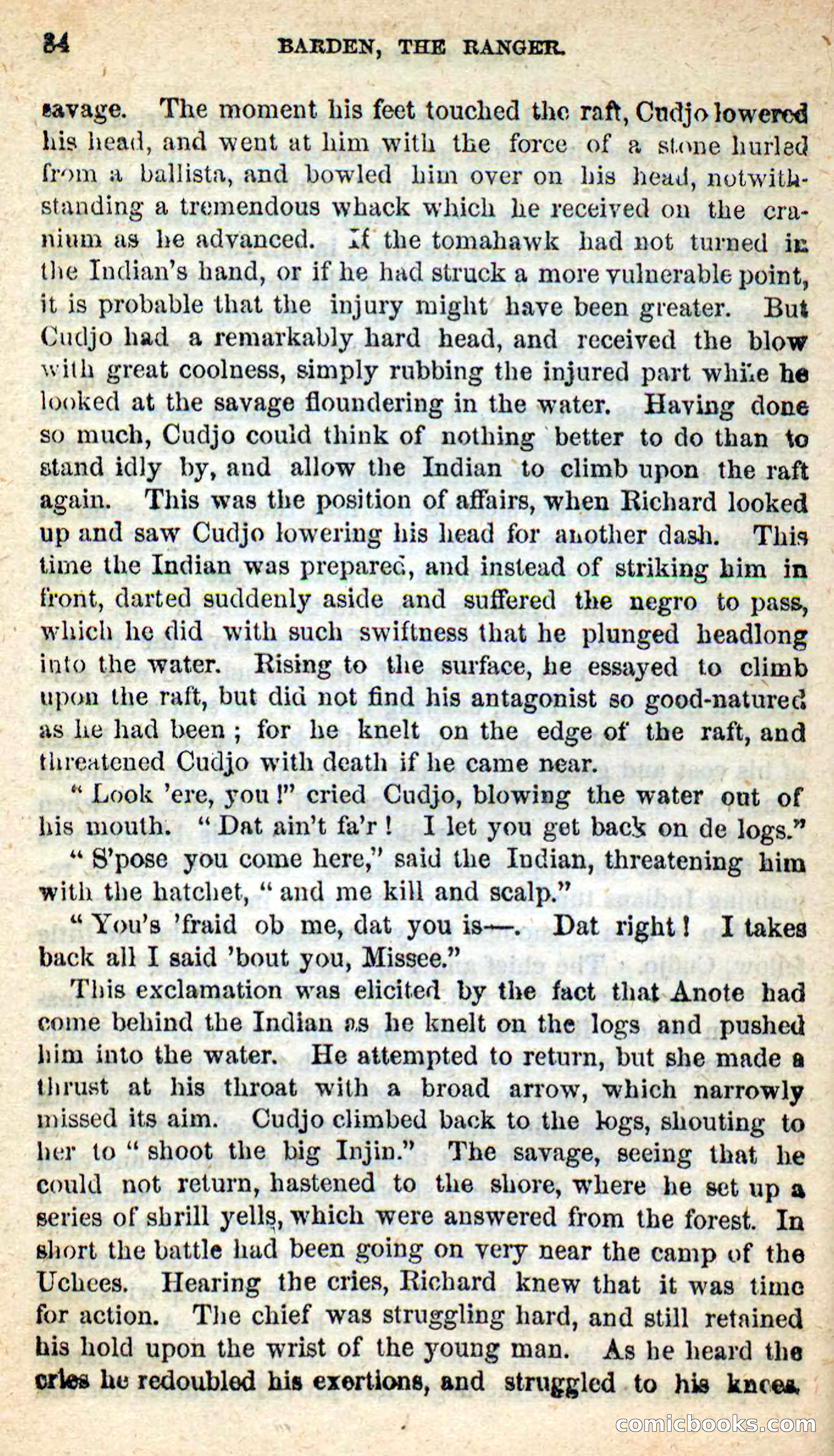 Beadle's New Dime Novels: Barden, the Ranger — page 74 of 92