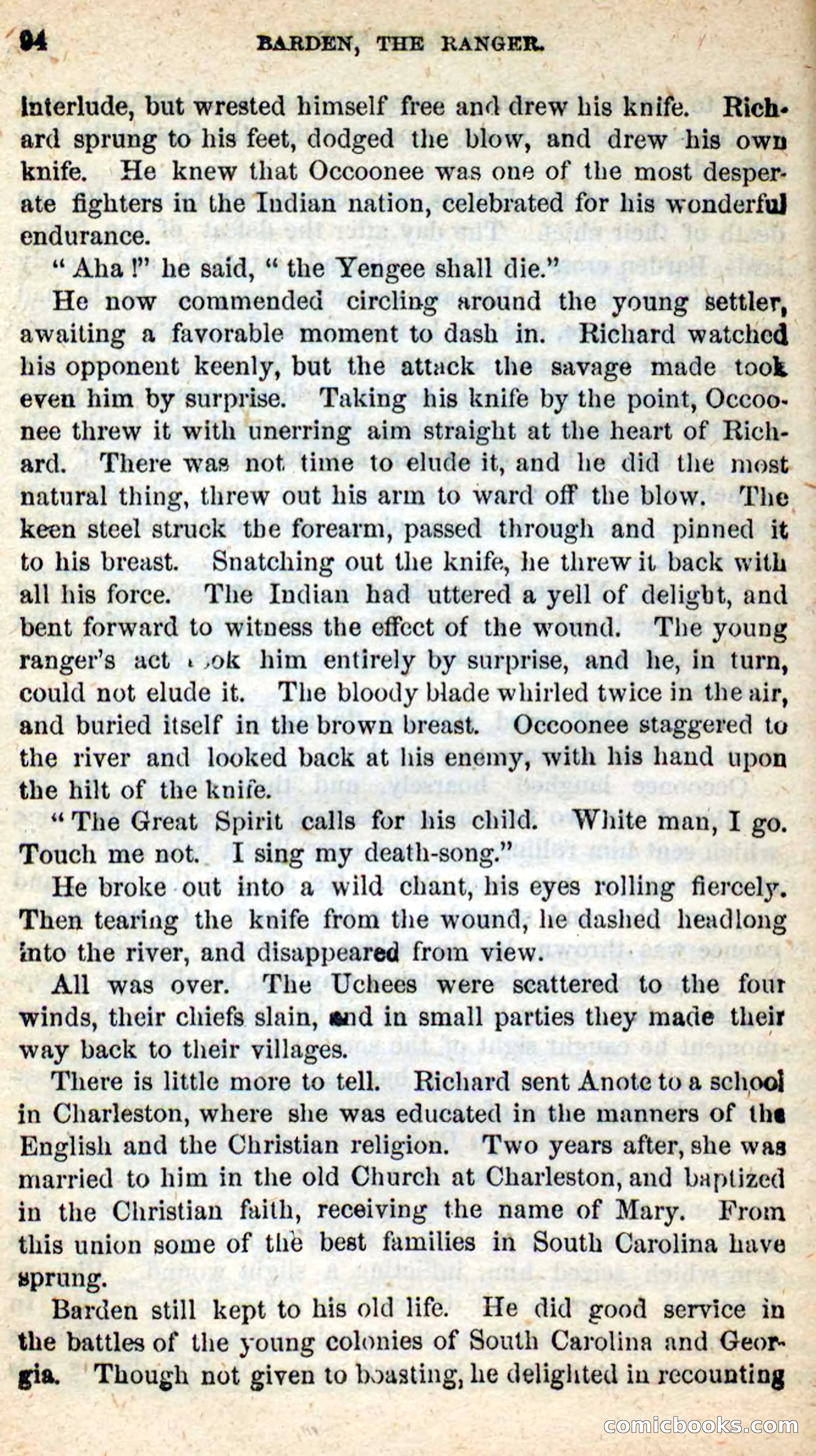 Beadle's New Dime Novels: Barden, the Ranger — page 84 of 92