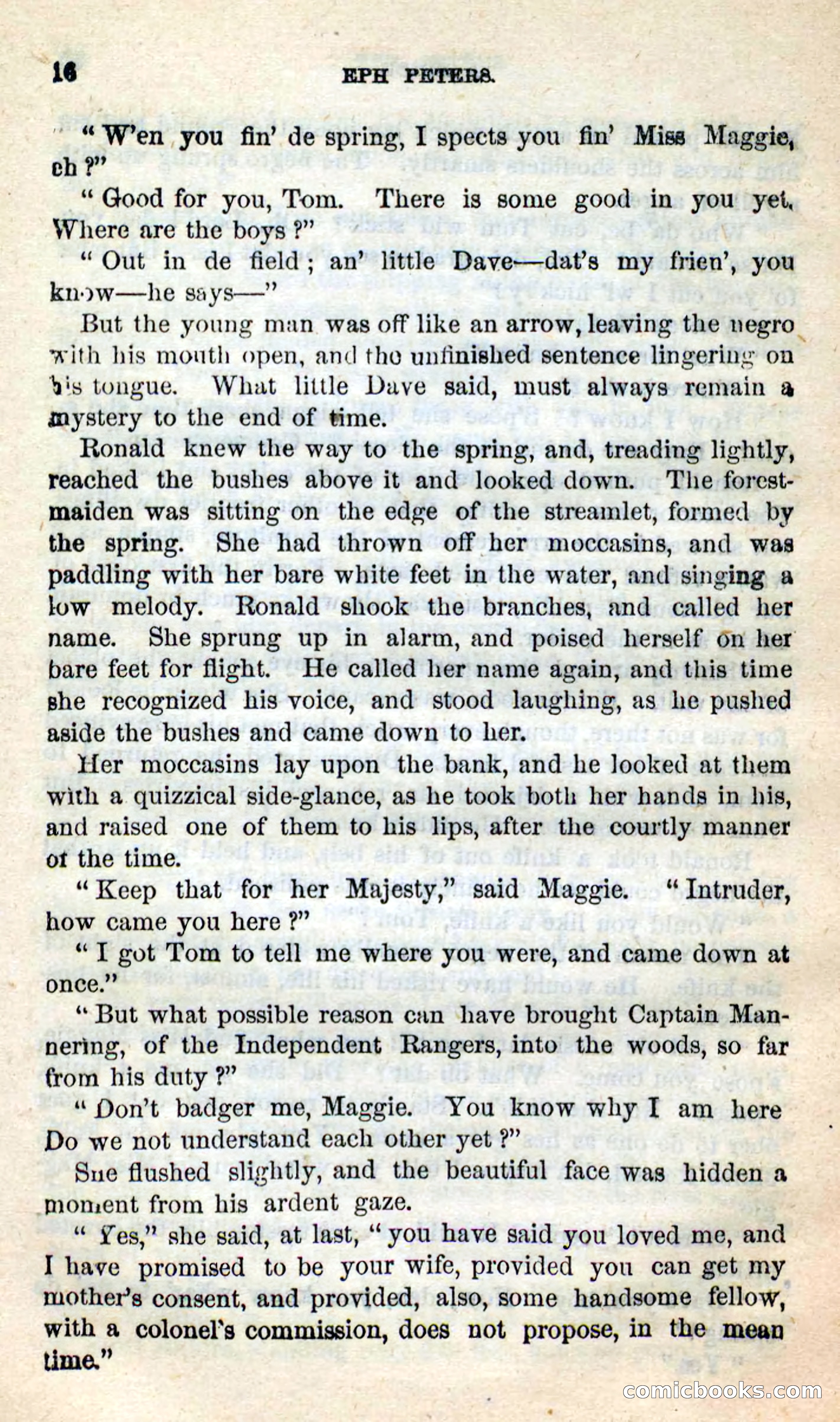 Beadle's New Dime Novels: Eph Peters — page 12 of 100