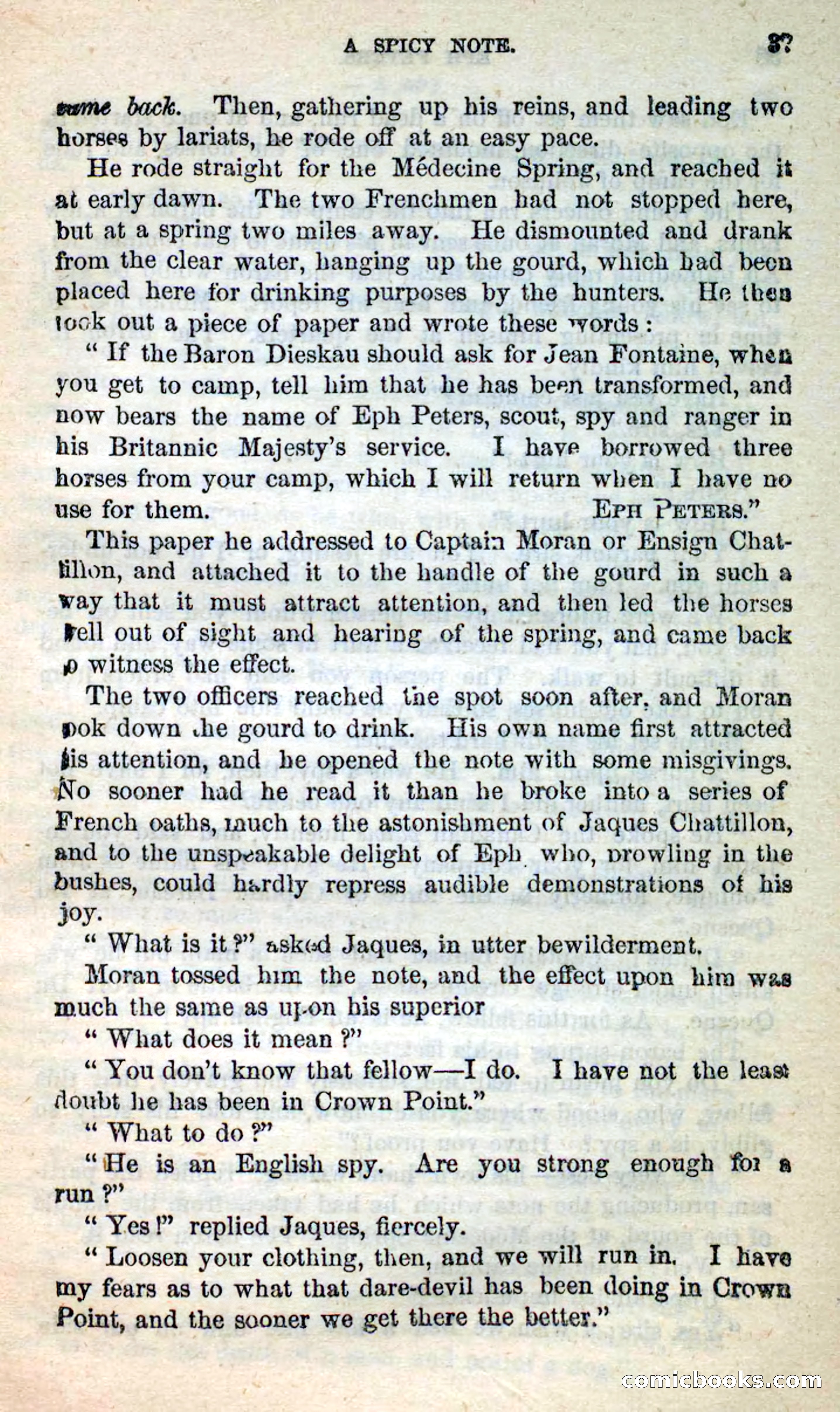 Beadle's New Dime Novels: Eph Peters — page 33 of 100
