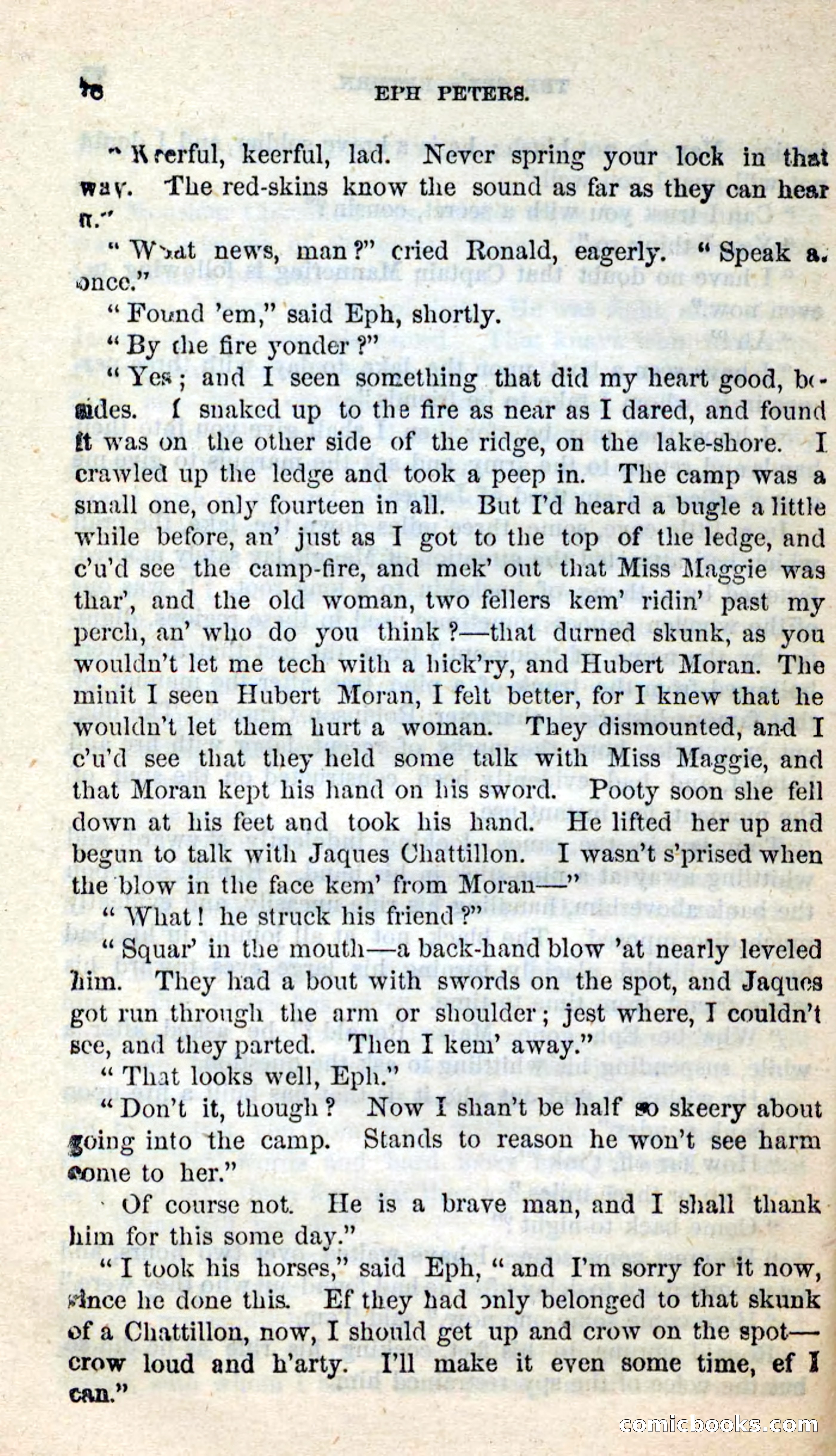 Beadle's New Dime Novels: Eph Peters — page 74 of 100