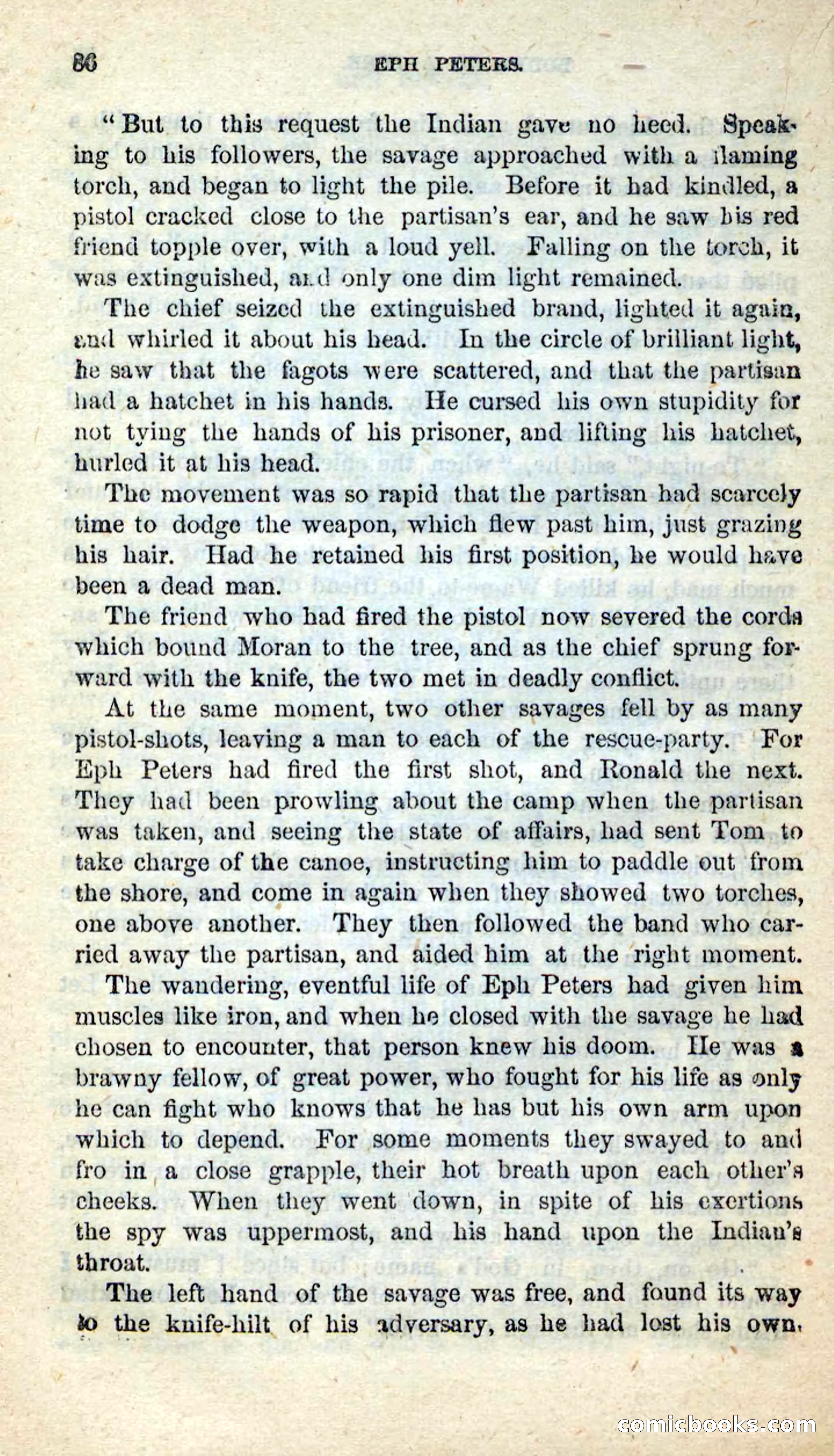 Beadle's New Dime Novels: Eph Peters — page 82 of 100