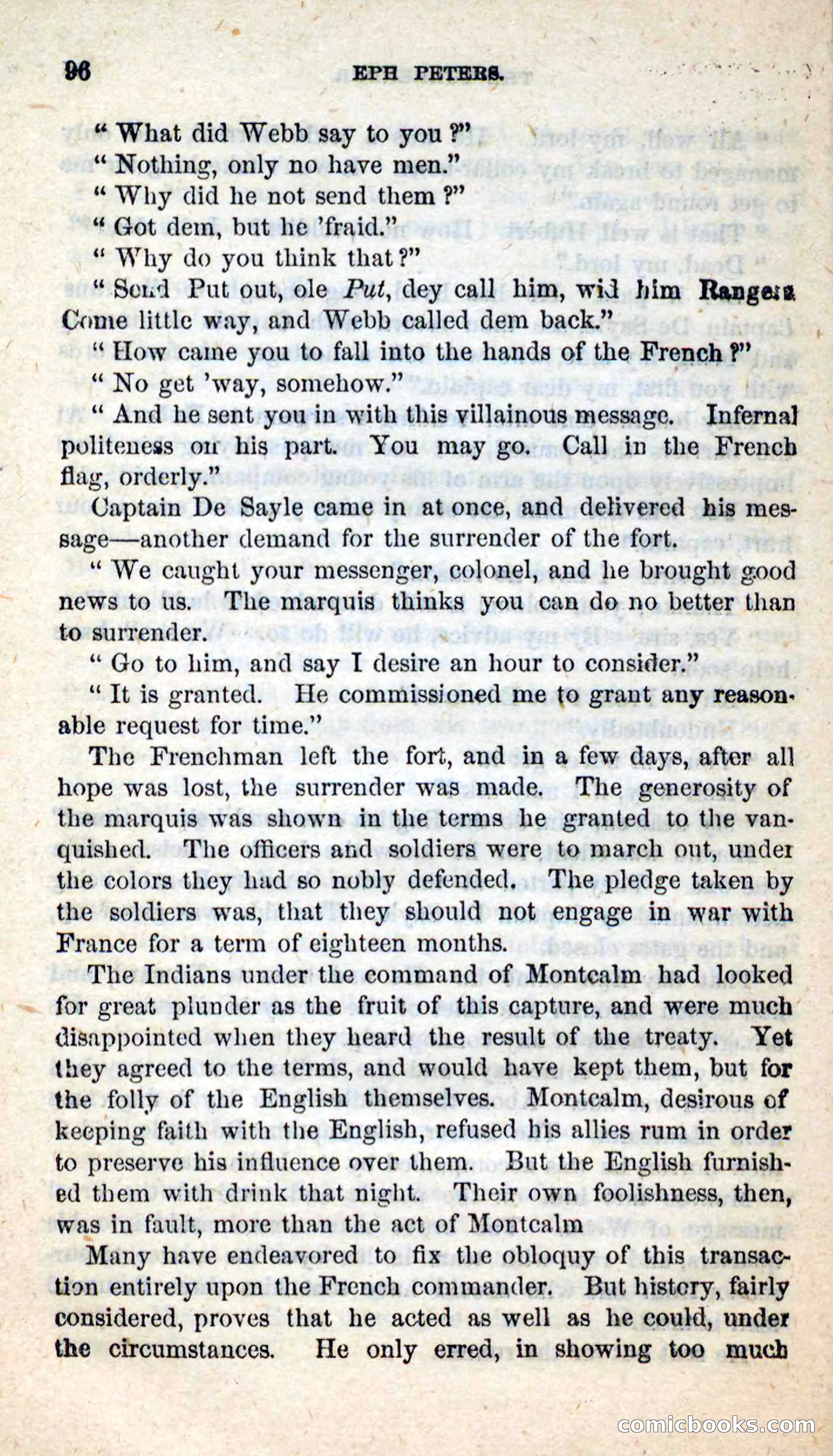Beadle's New Dime Novels: Eph Peters — page 92 of 100