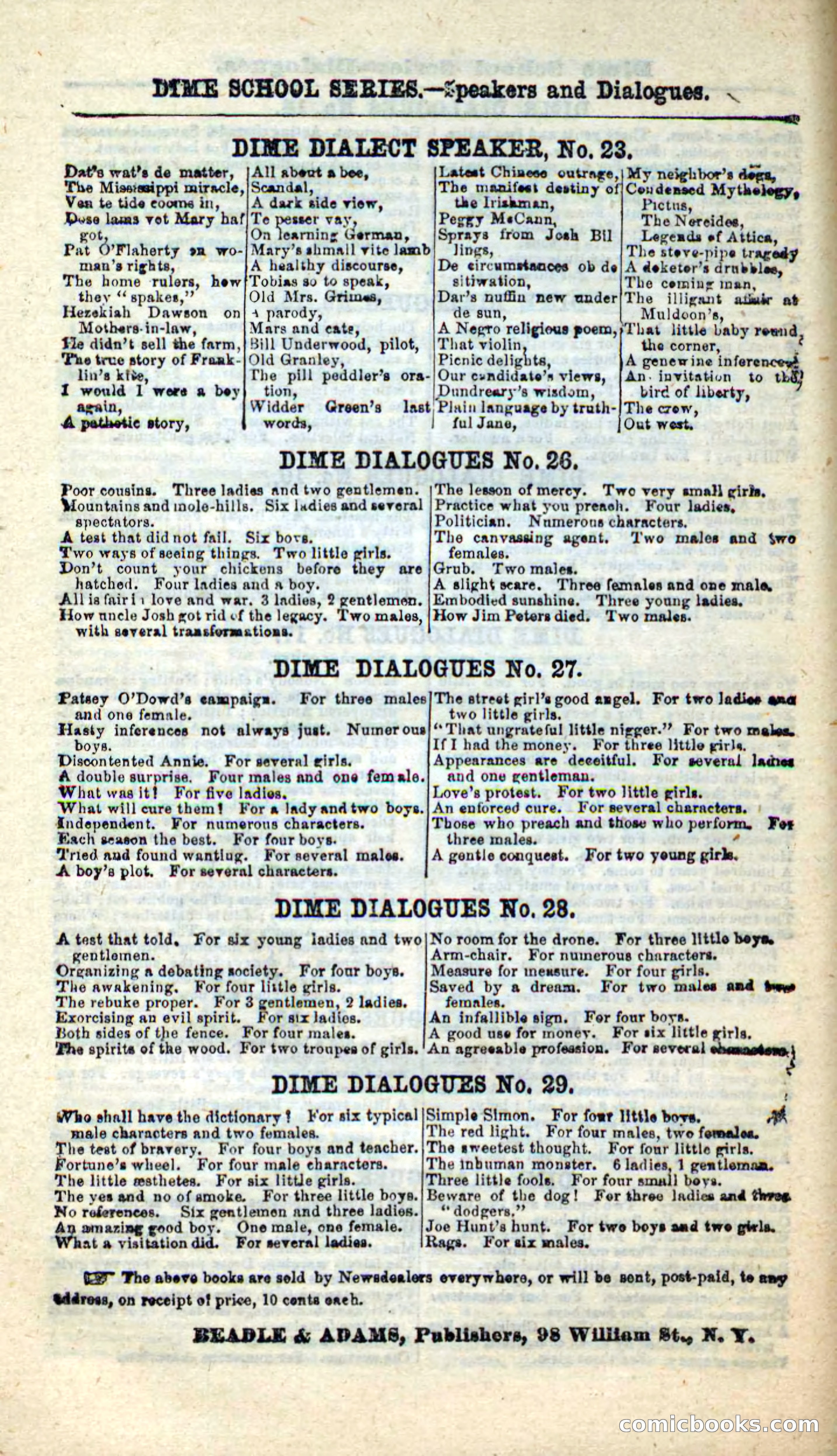 Beadle's New Dime Novels: Eph Peters — page 98 of 100