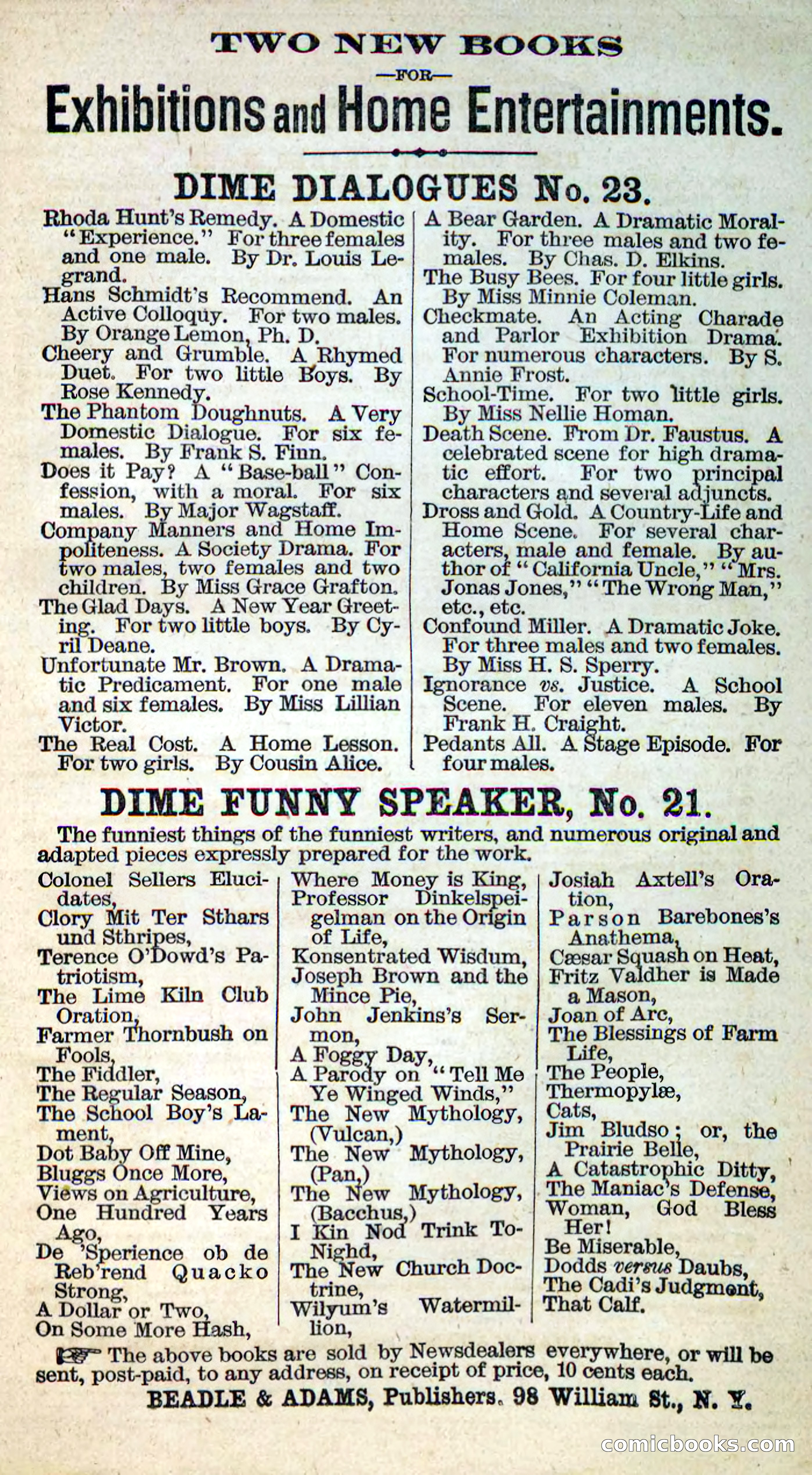 Beadle's New Dime Novels: Eph Peters — page 99 of 100