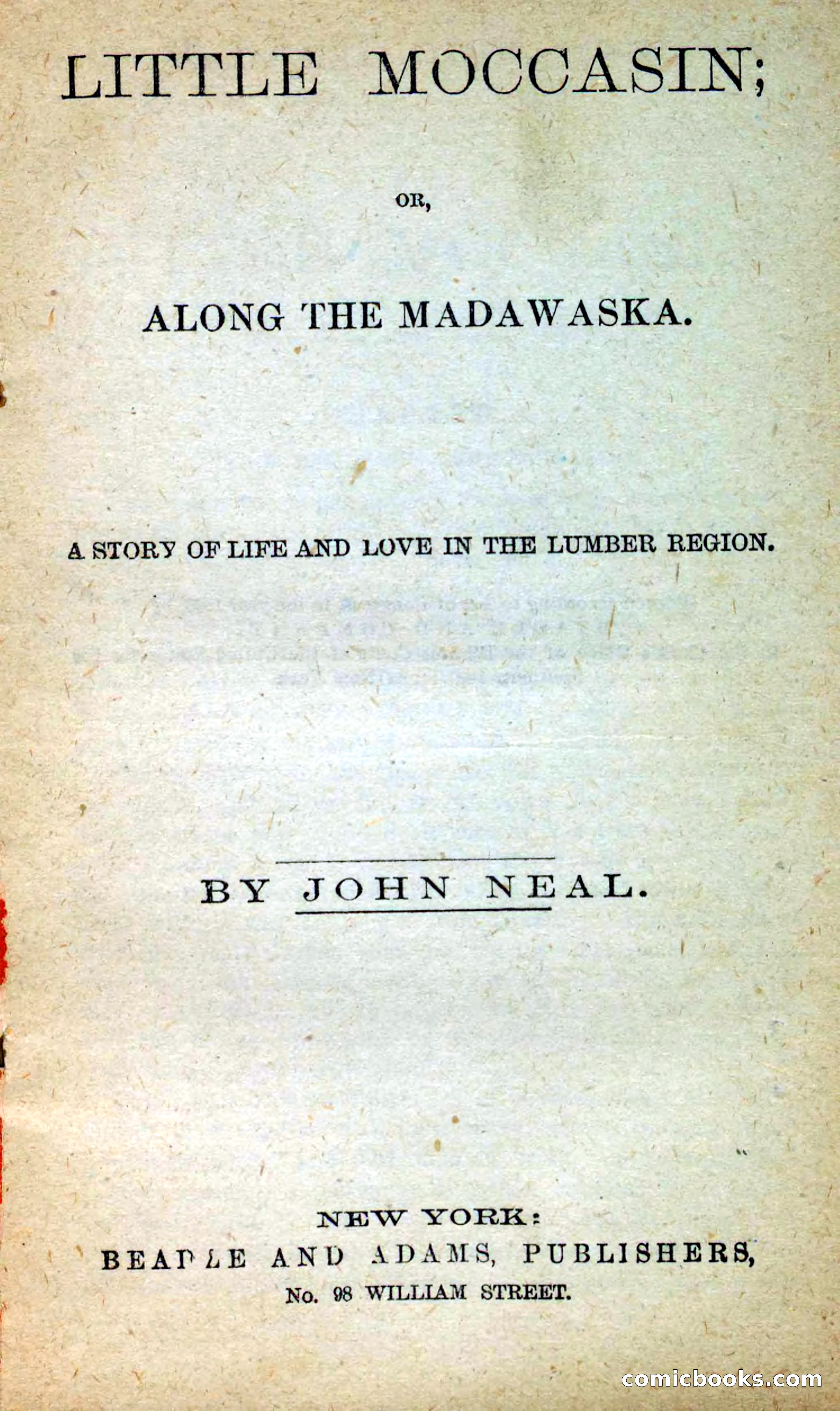 Beadle's New Dime Novels: Little Moccasin — page 3 of 101