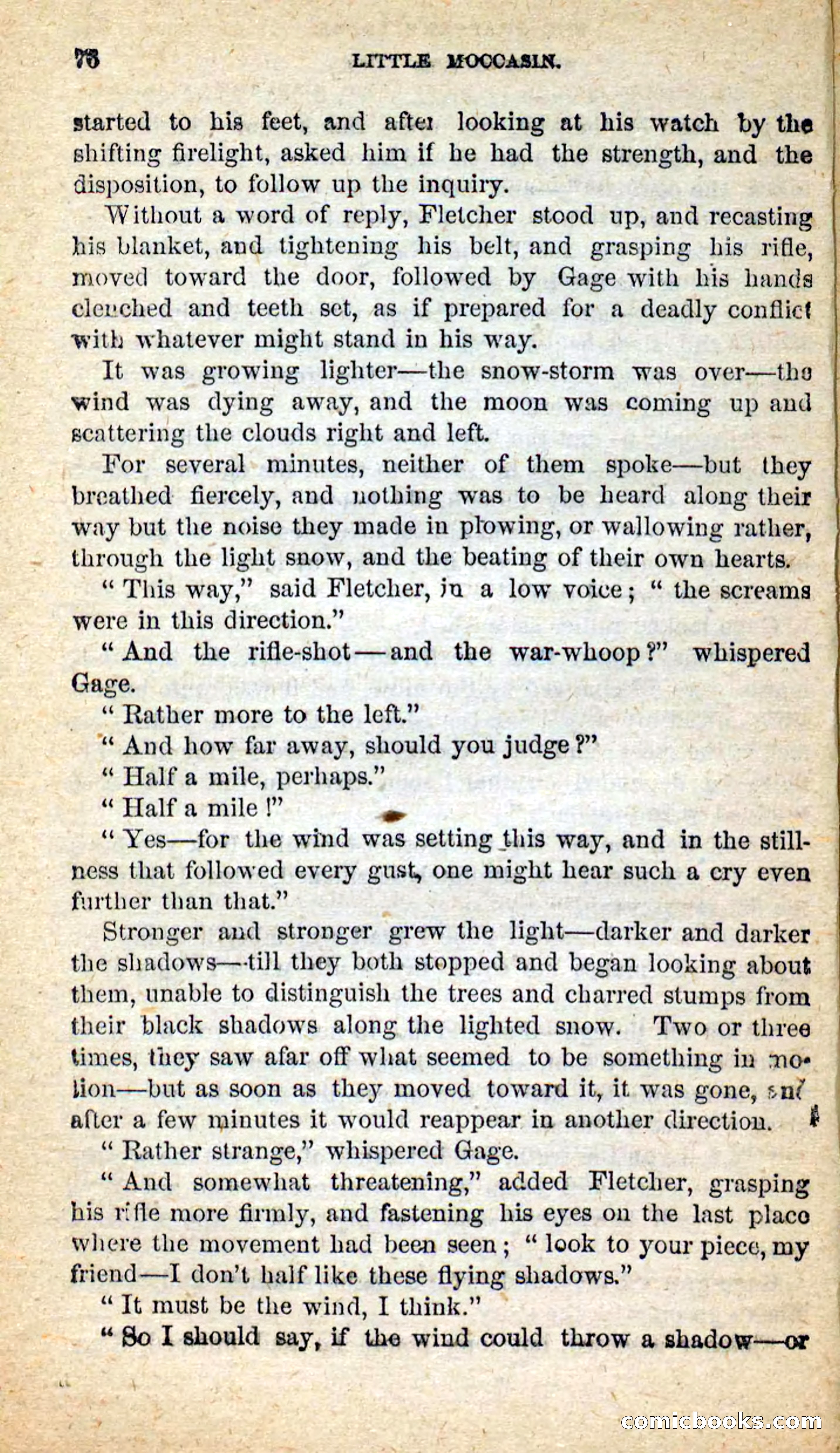 Beadle's New Dime Novels: Little Moccasin — page 72 of 101