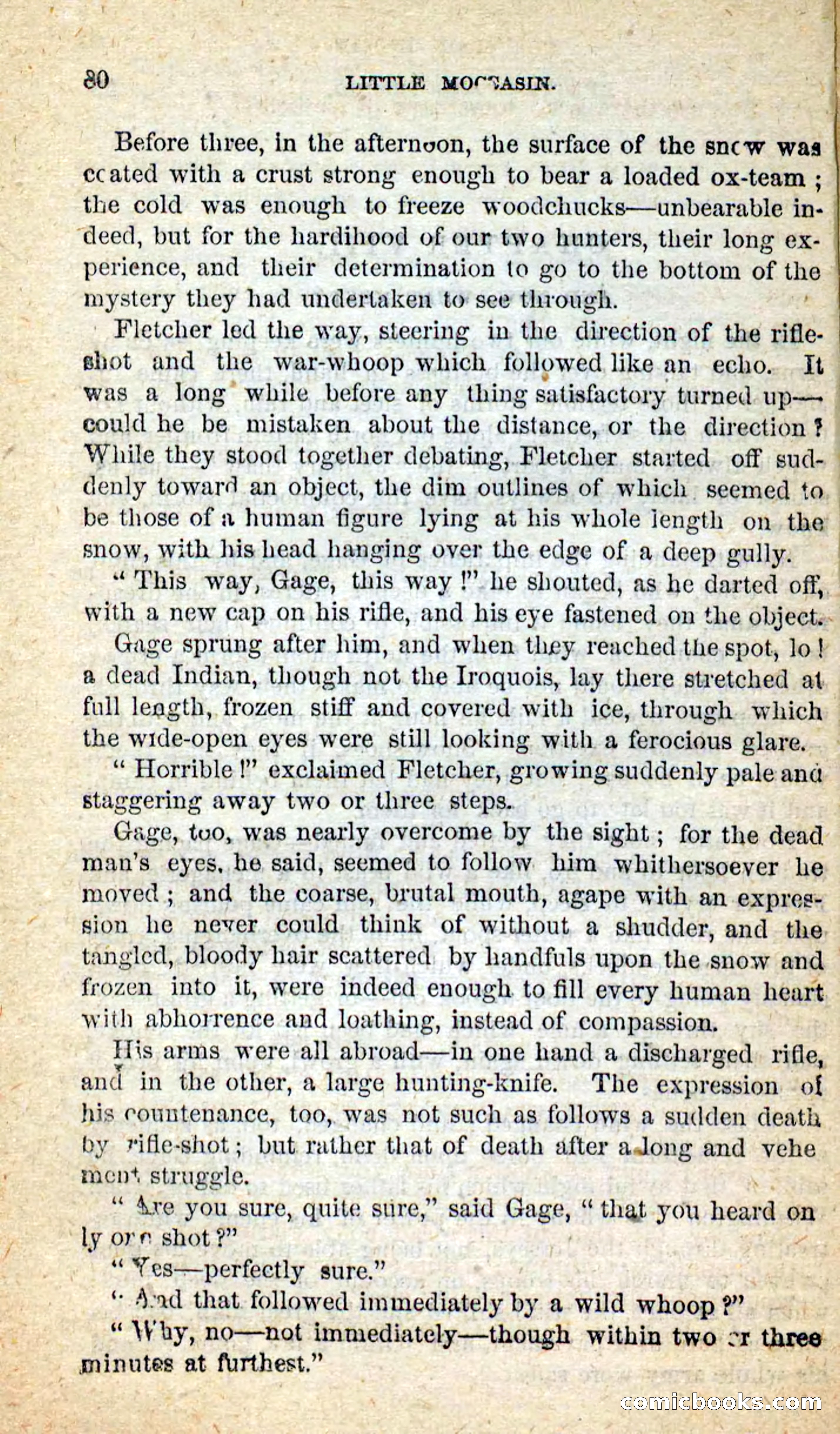 Beadle's New Dime Novels: Little Moccasin — page 76 of 101