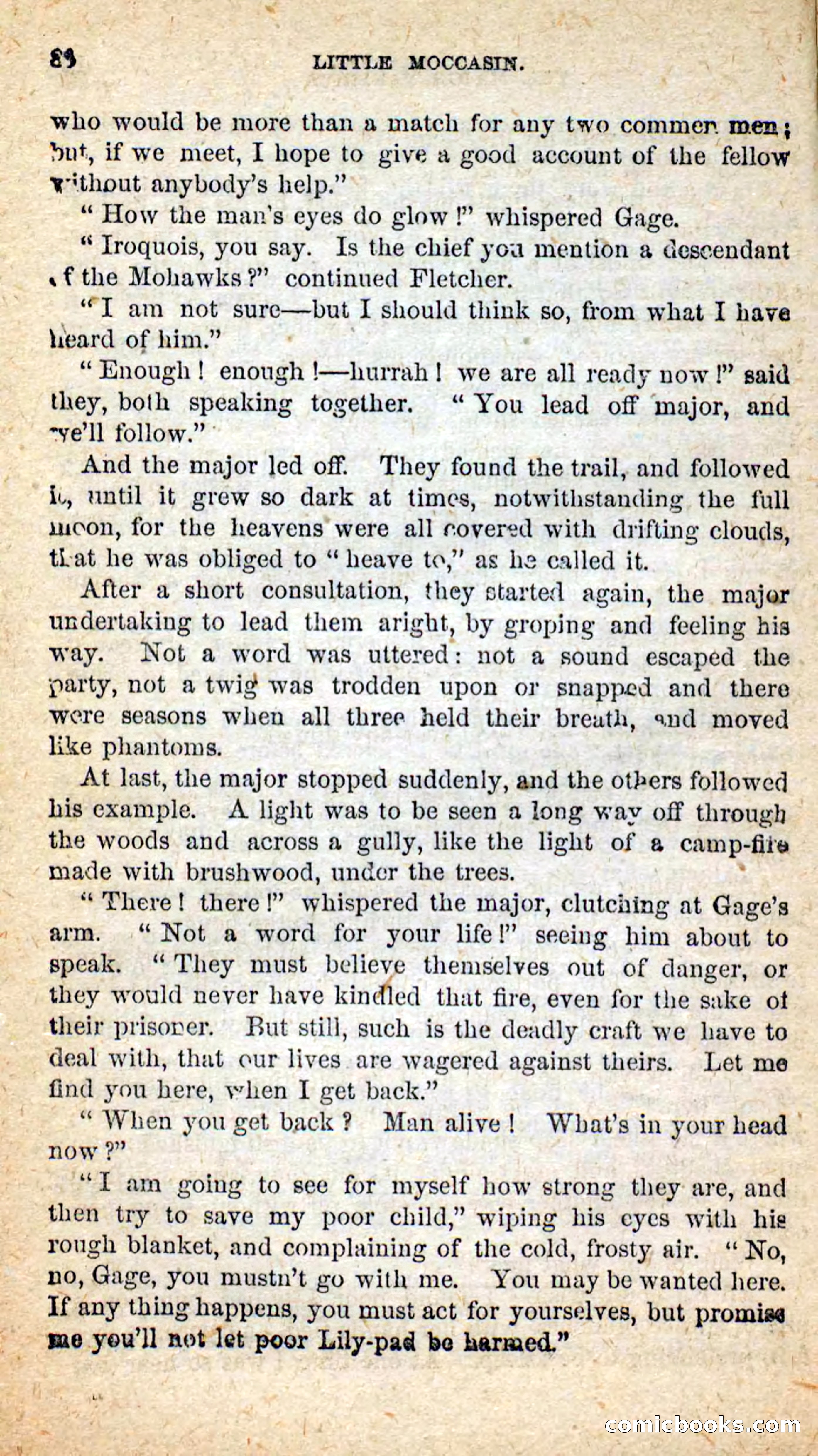 Beadle's New Dime Novels: Little Moccasin — page 82 of 101