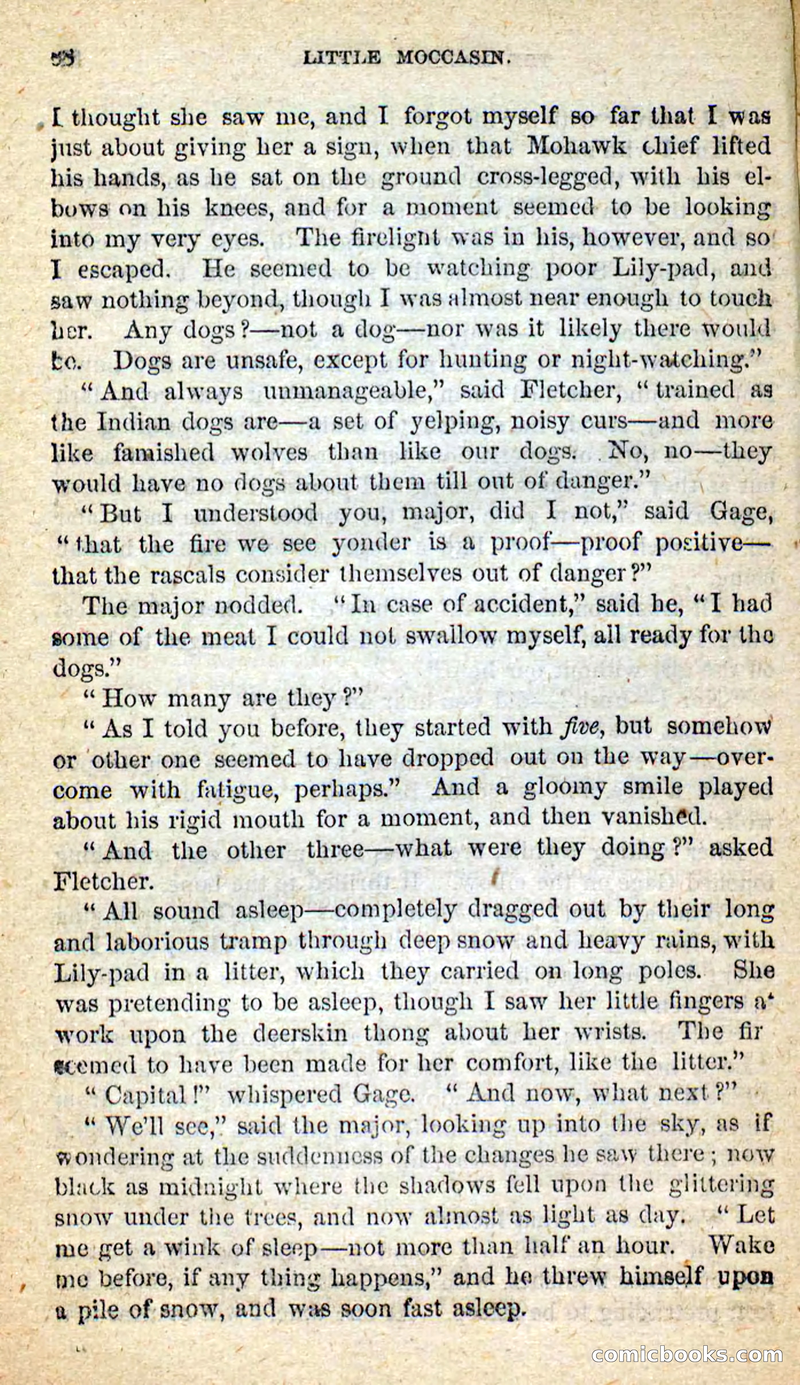 Beadle's New Dime Novels: Little Moccasin — page 84 of 101