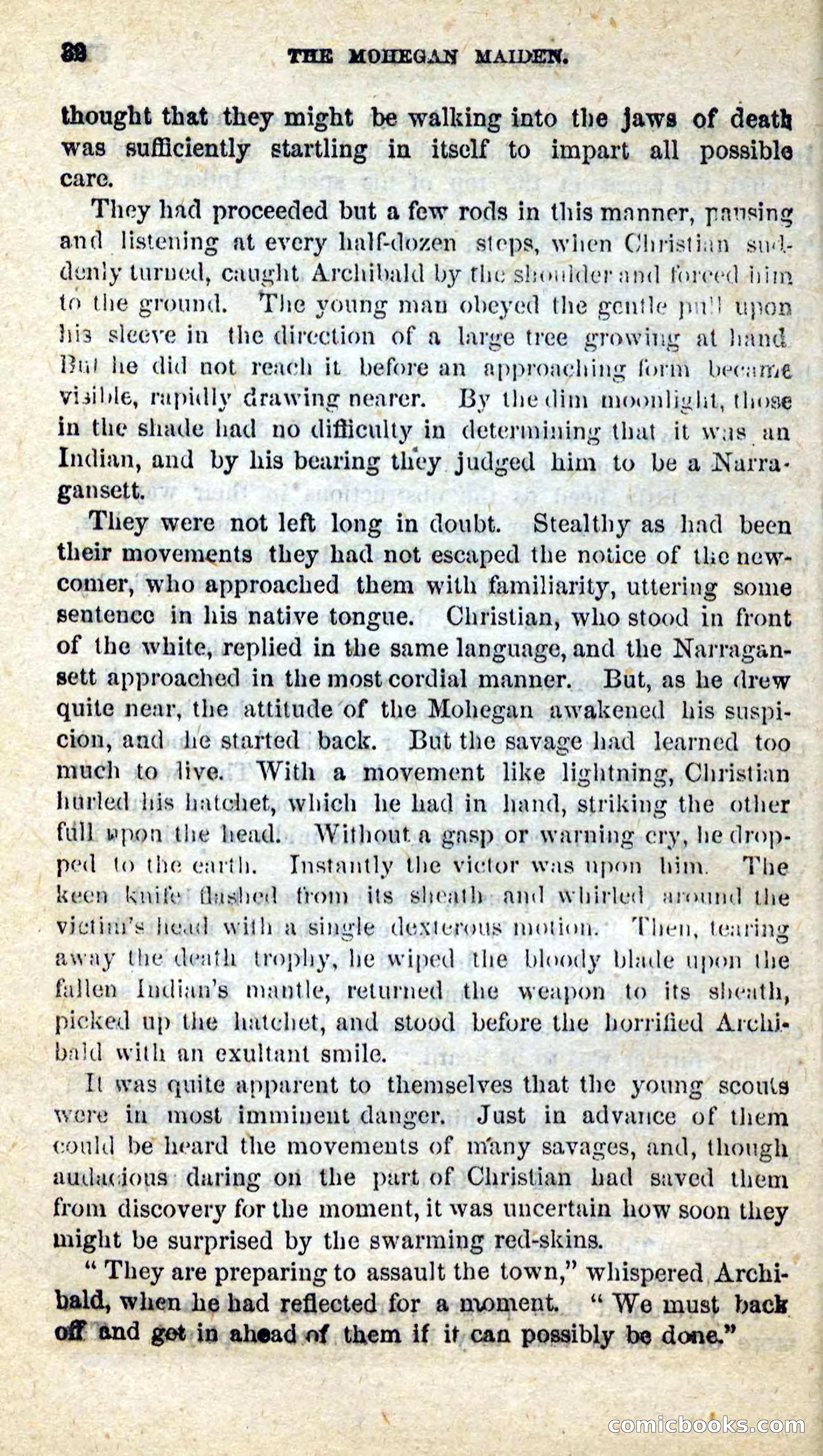 The Mohegan Maiden — page 28 of 99