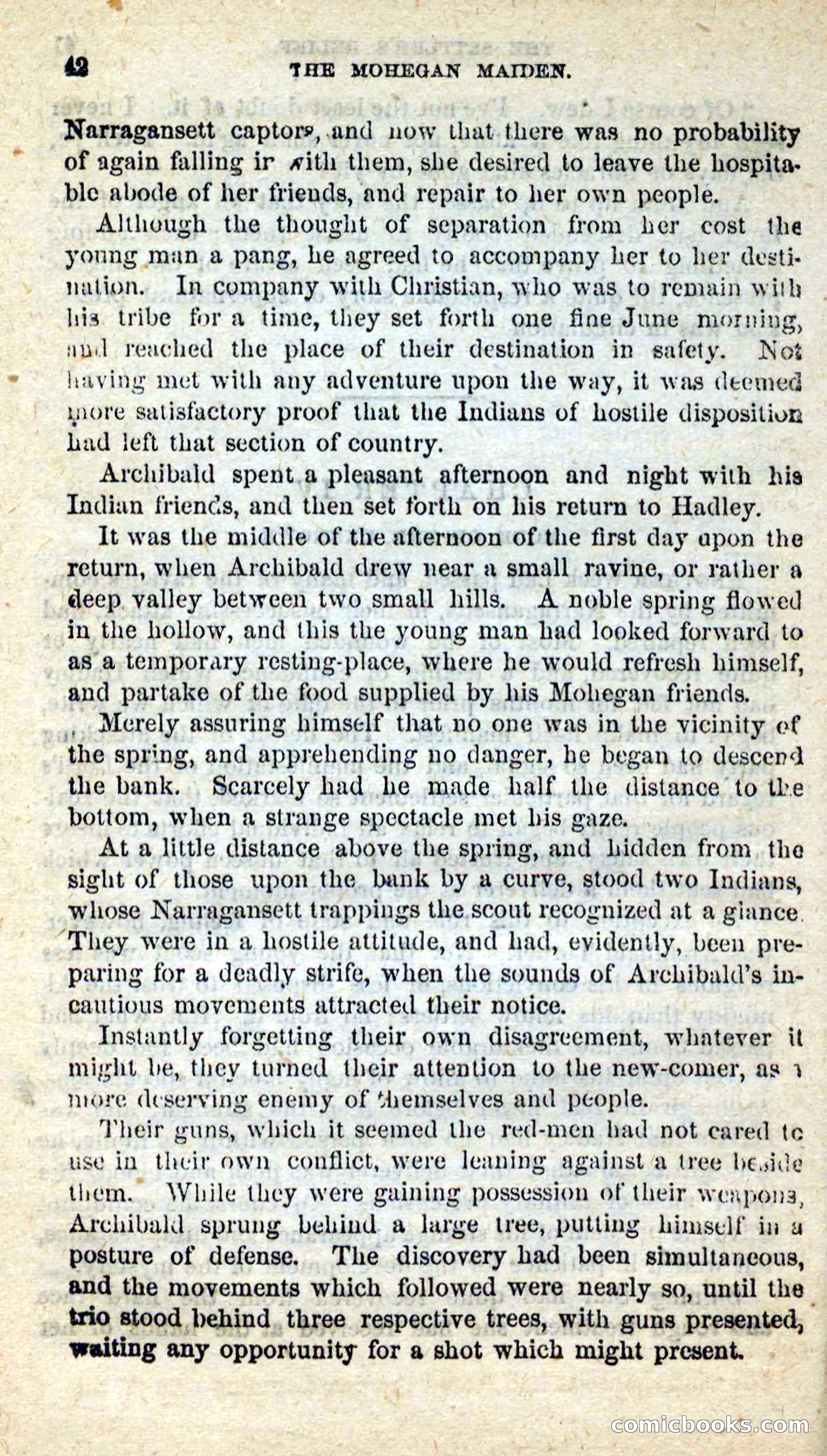 The Mohegan Maiden — page 38 of 99