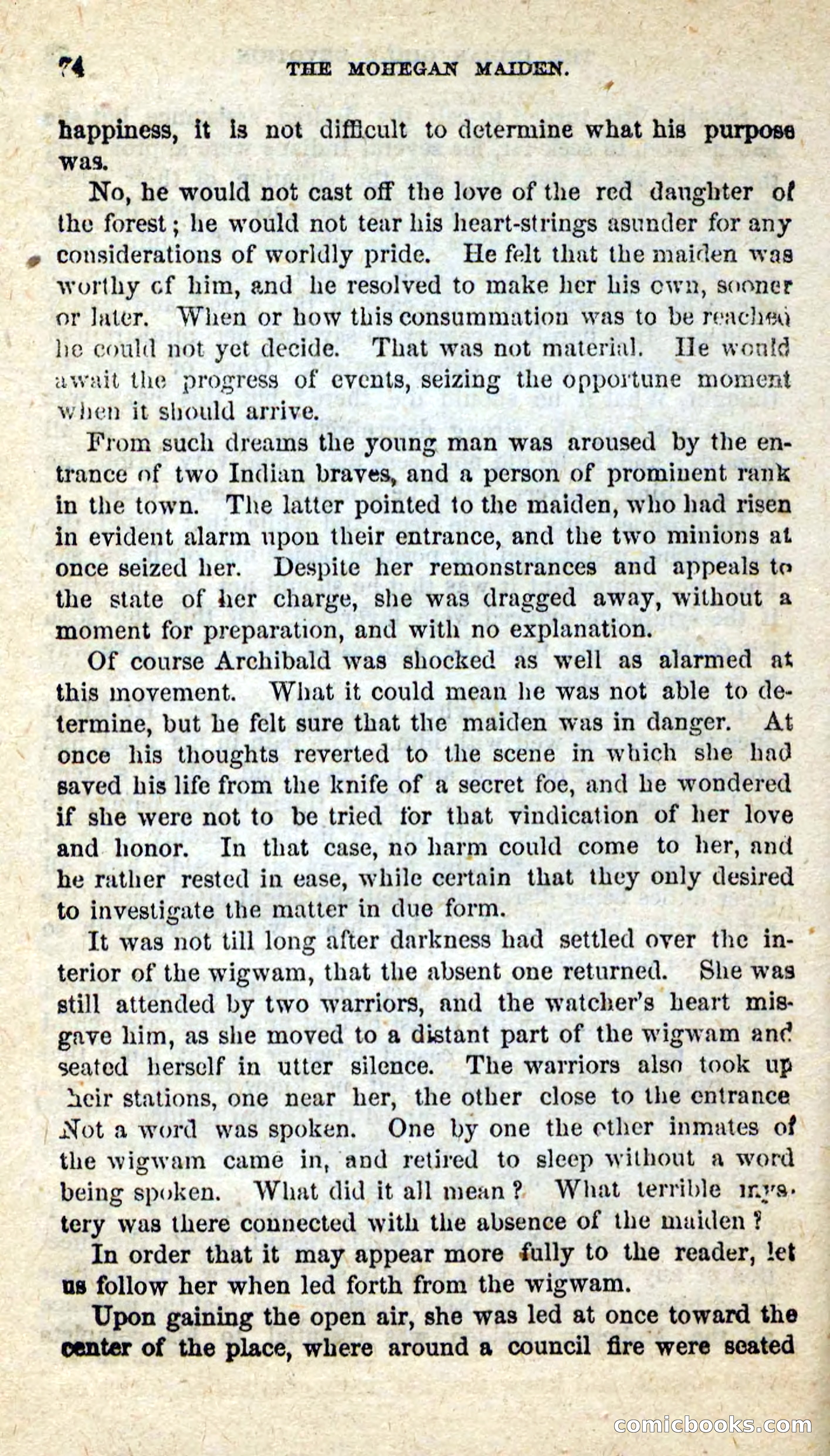 The Mohegan Maiden — page 70 of 99