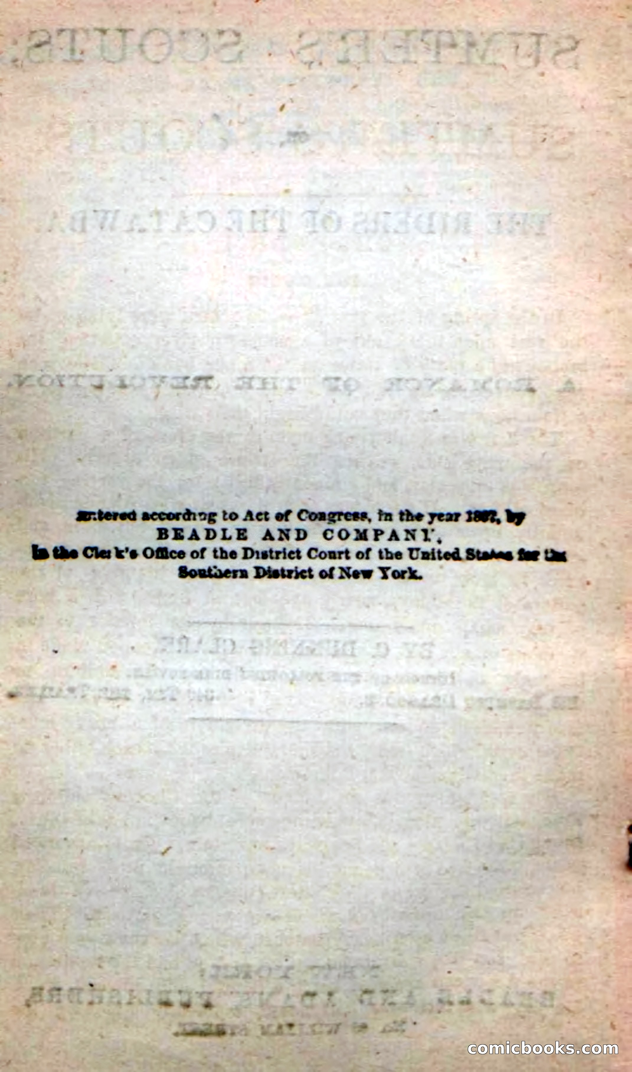 Beadle's New Dime Novels: Sumter's Scouts — page 4 of 100