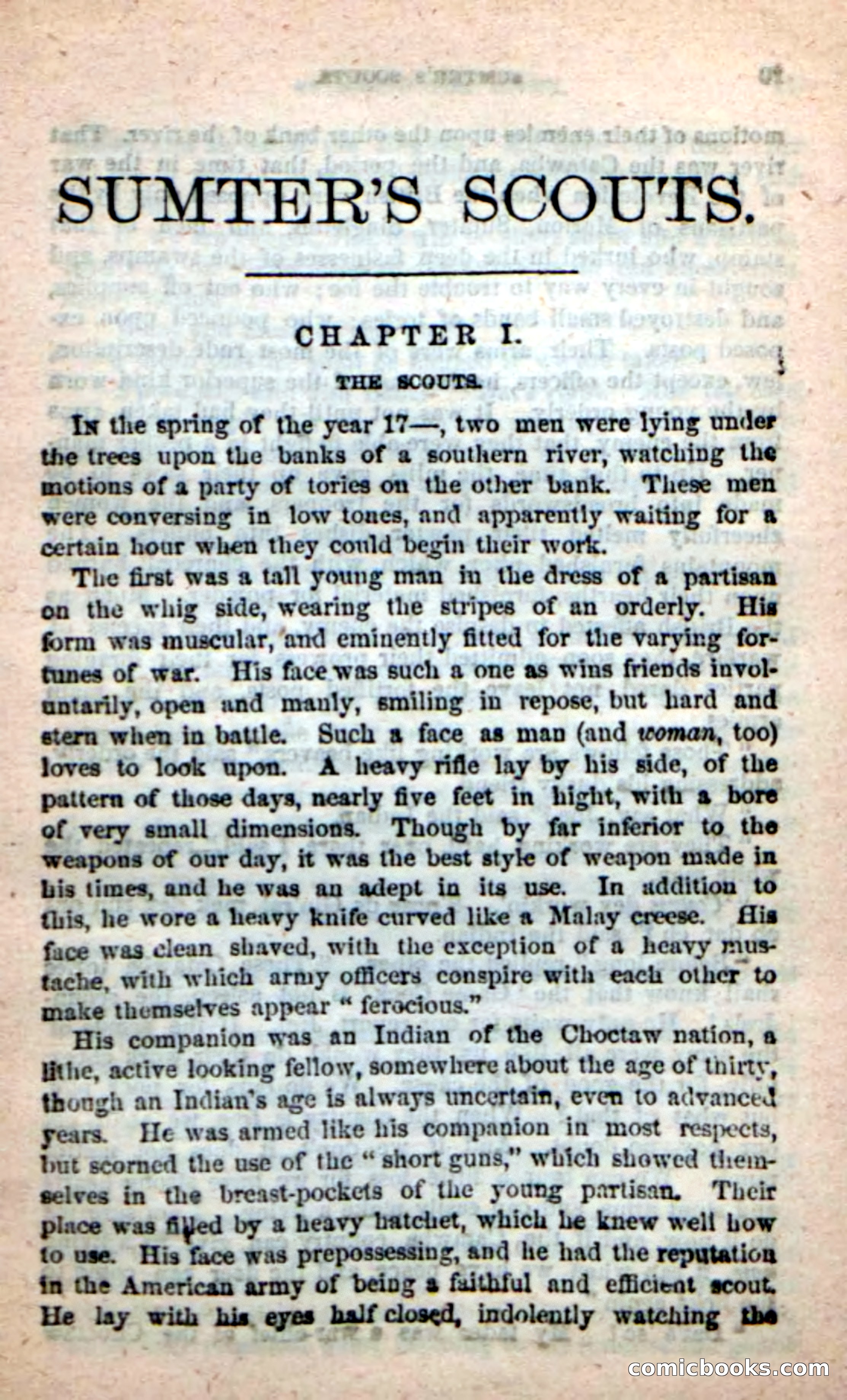 Beadle's New Dime Novels: Sumter's Scouts — page 5 of 100