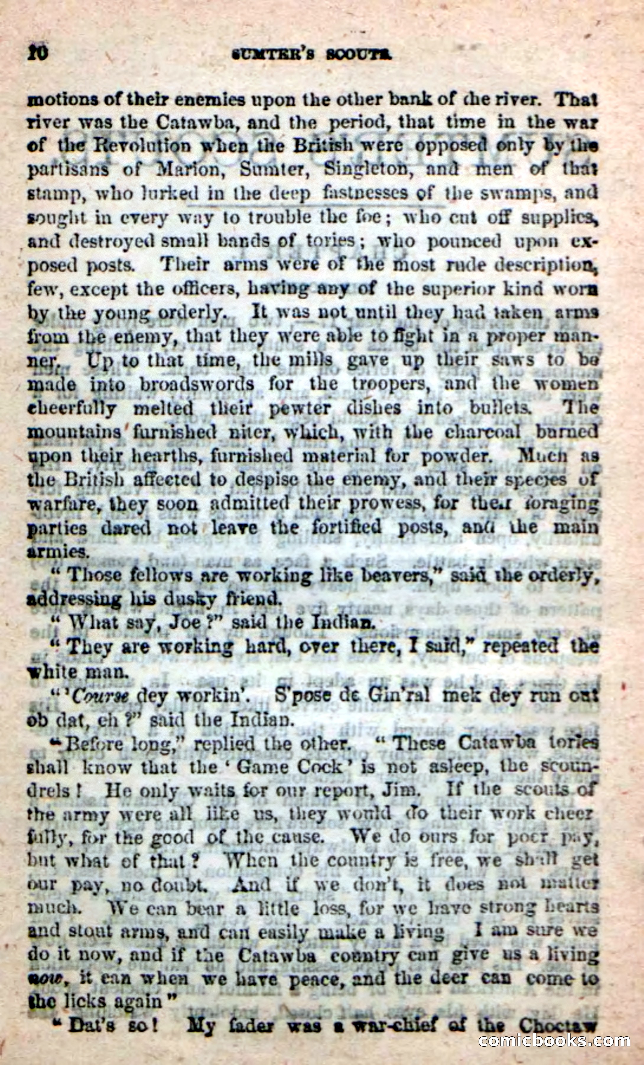 Beadle's New Dime Novels: Sumter's Scouts — page 6 of 100