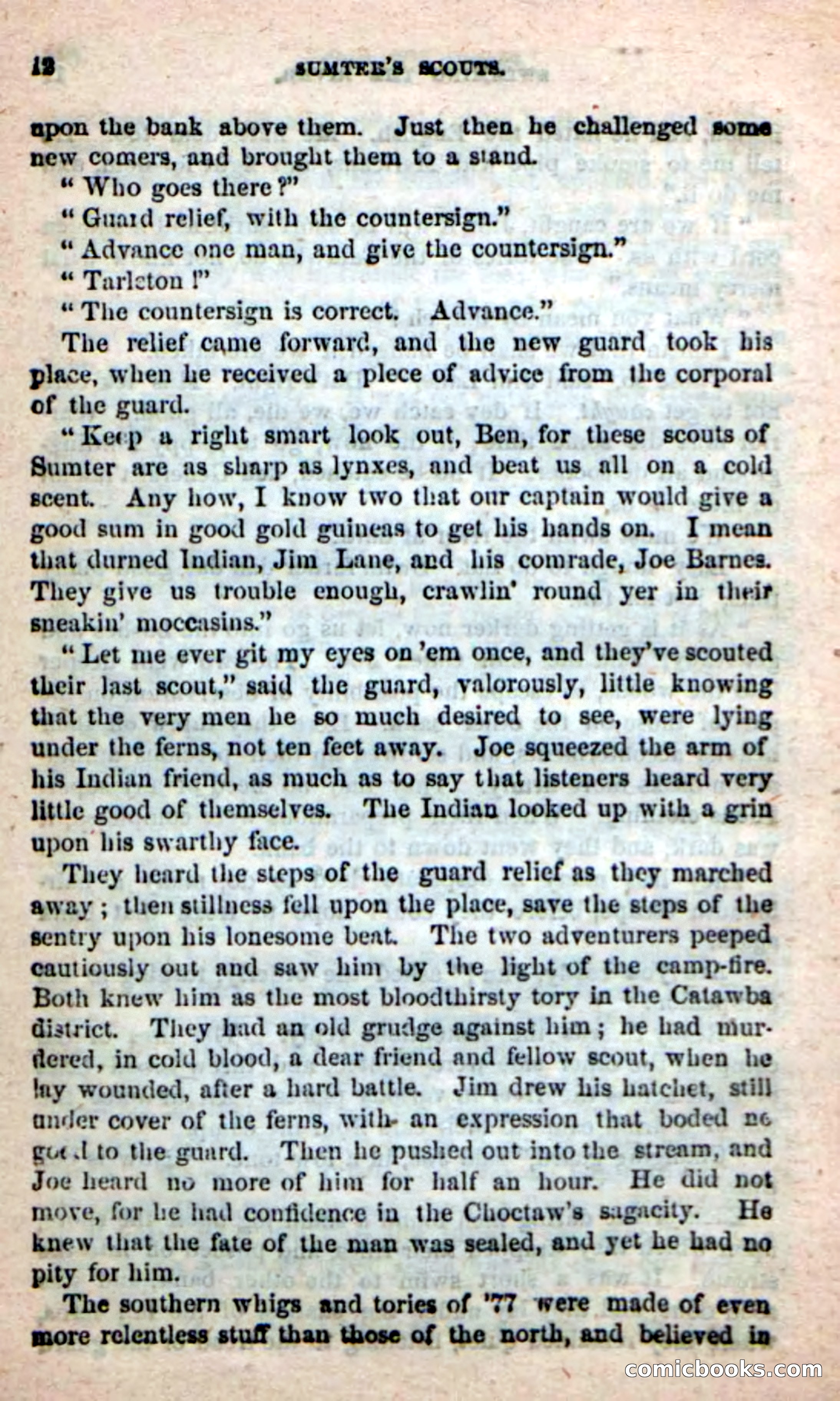 Beadle's New Dime Novels: Sumter's Scouts — page 8 of 100