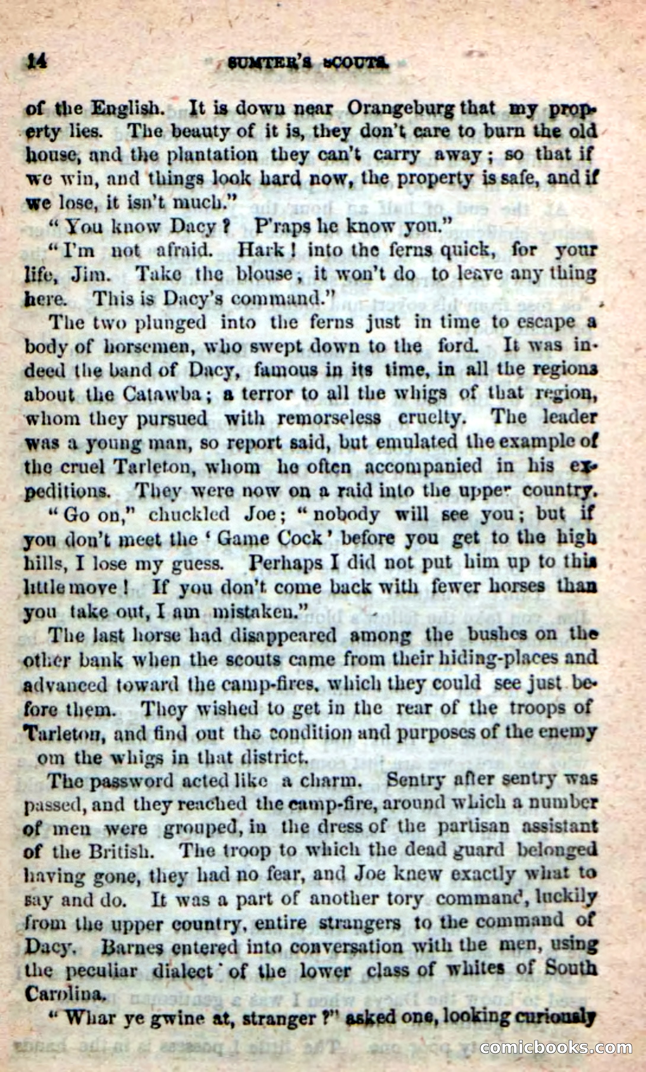 Beadle's New Dime Novels: Sumter's Scouts — page 10 of 100