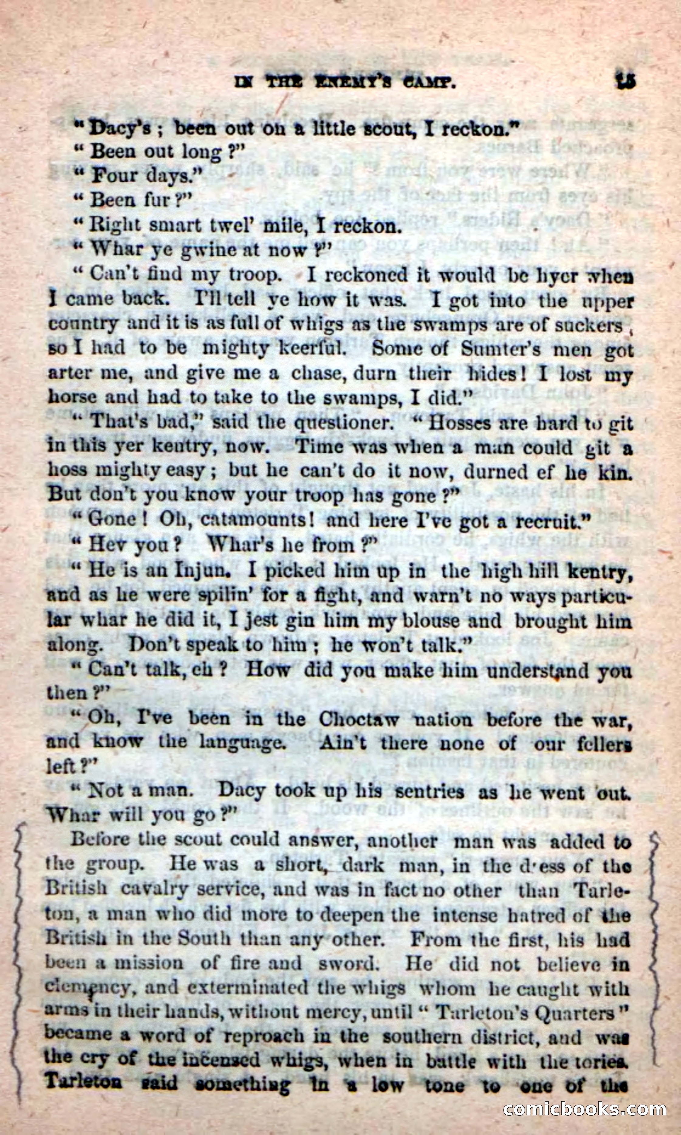 Beadle's New Dime Novels: Sumter's Scouts — page 11 of 100