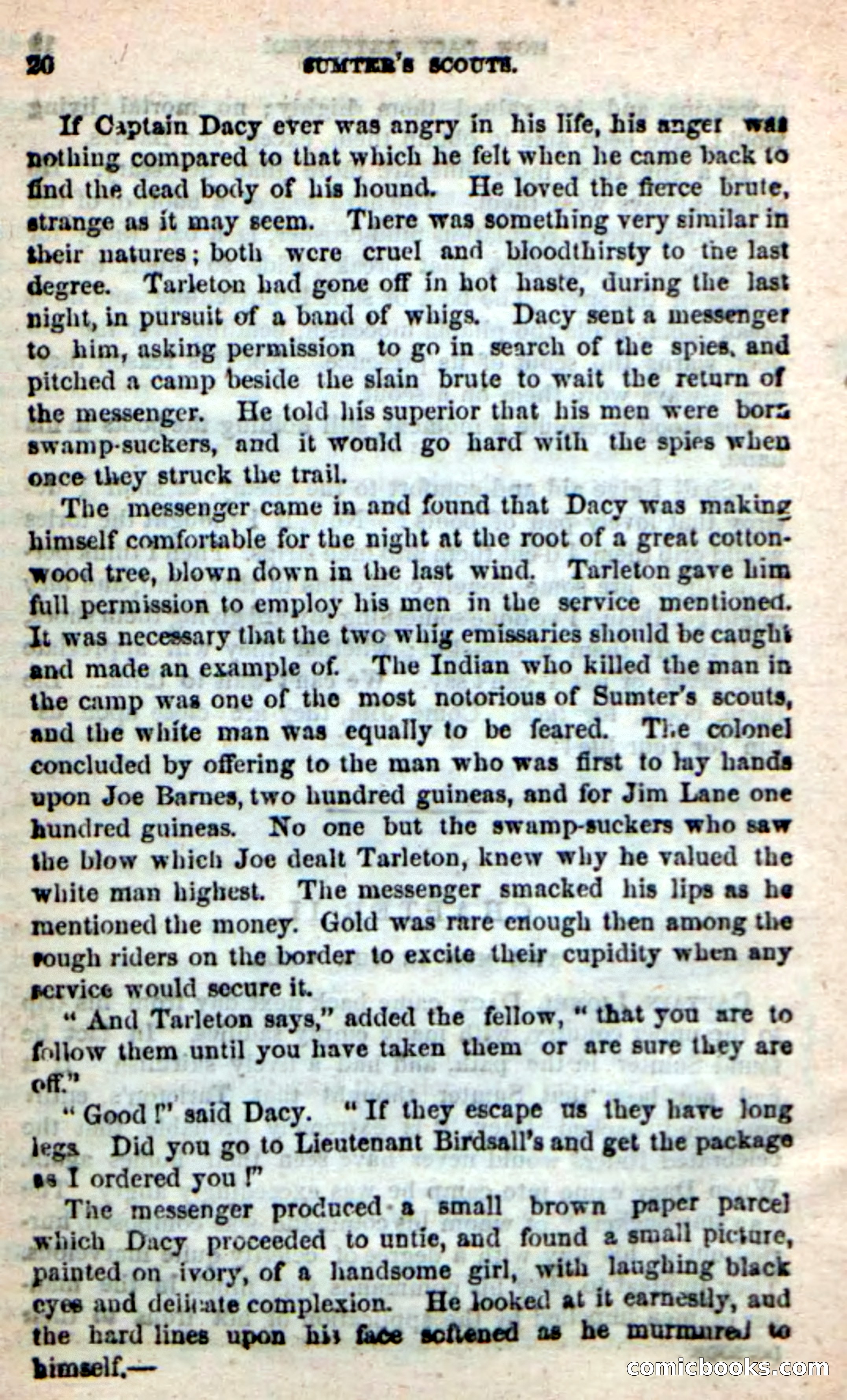 Beadle's New Dime Novels: Sumter's Scouts — page 16 of 100