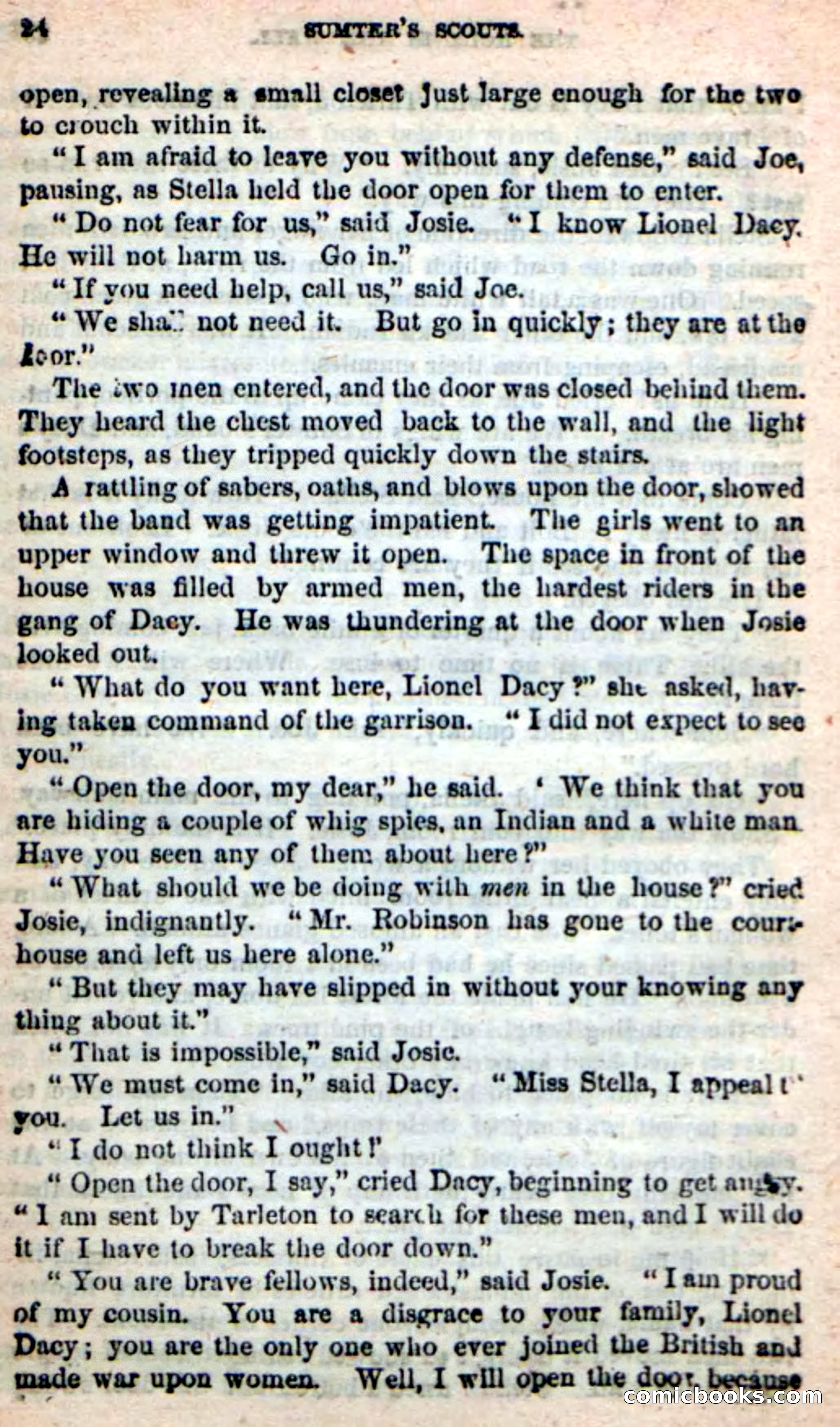 Beadle's New Dime Novels: Sumter's Scouts — page 20 of 100