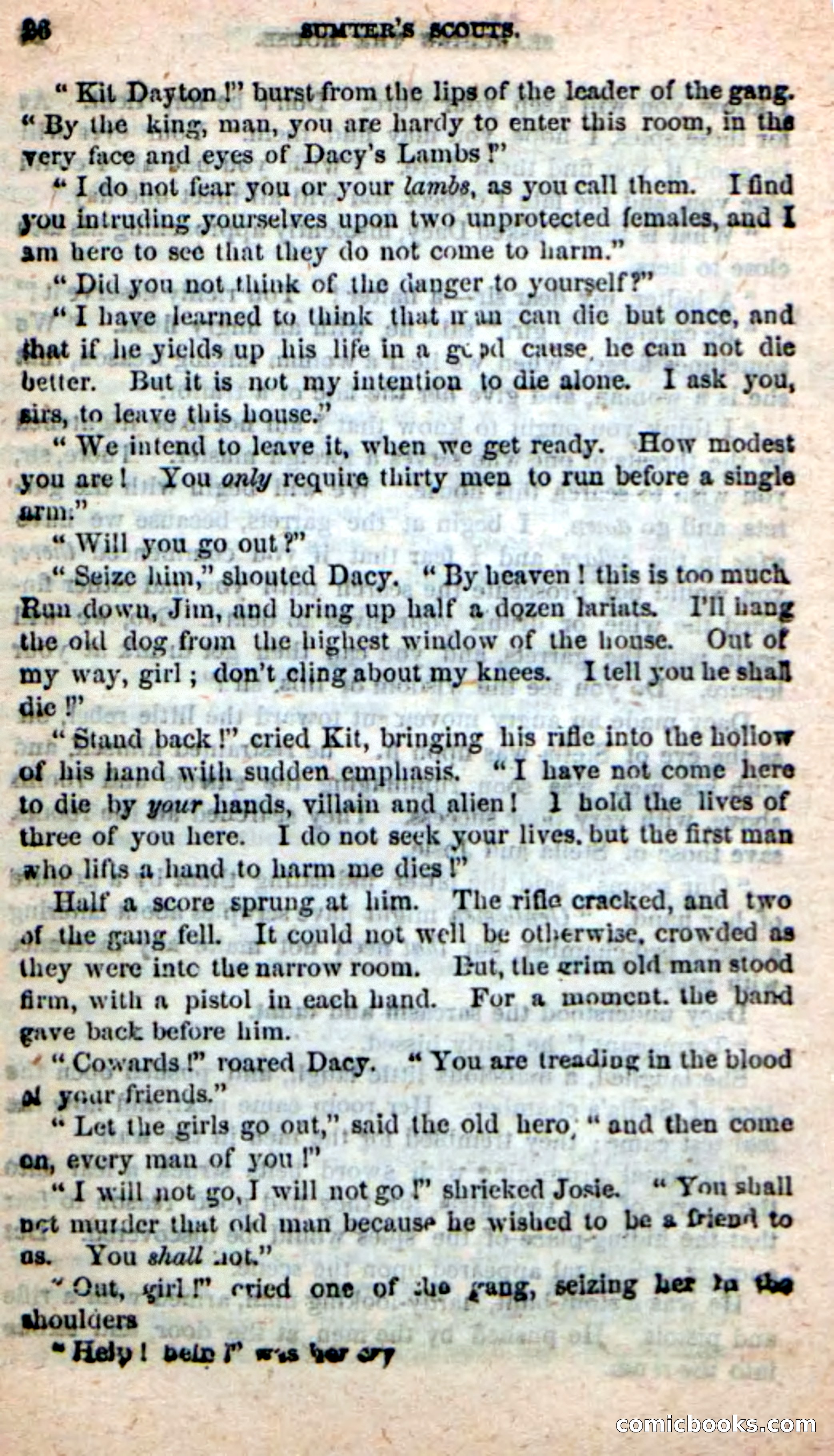 Beadle's New Dime Novels: Sumter's Scouts — page 22 of 100