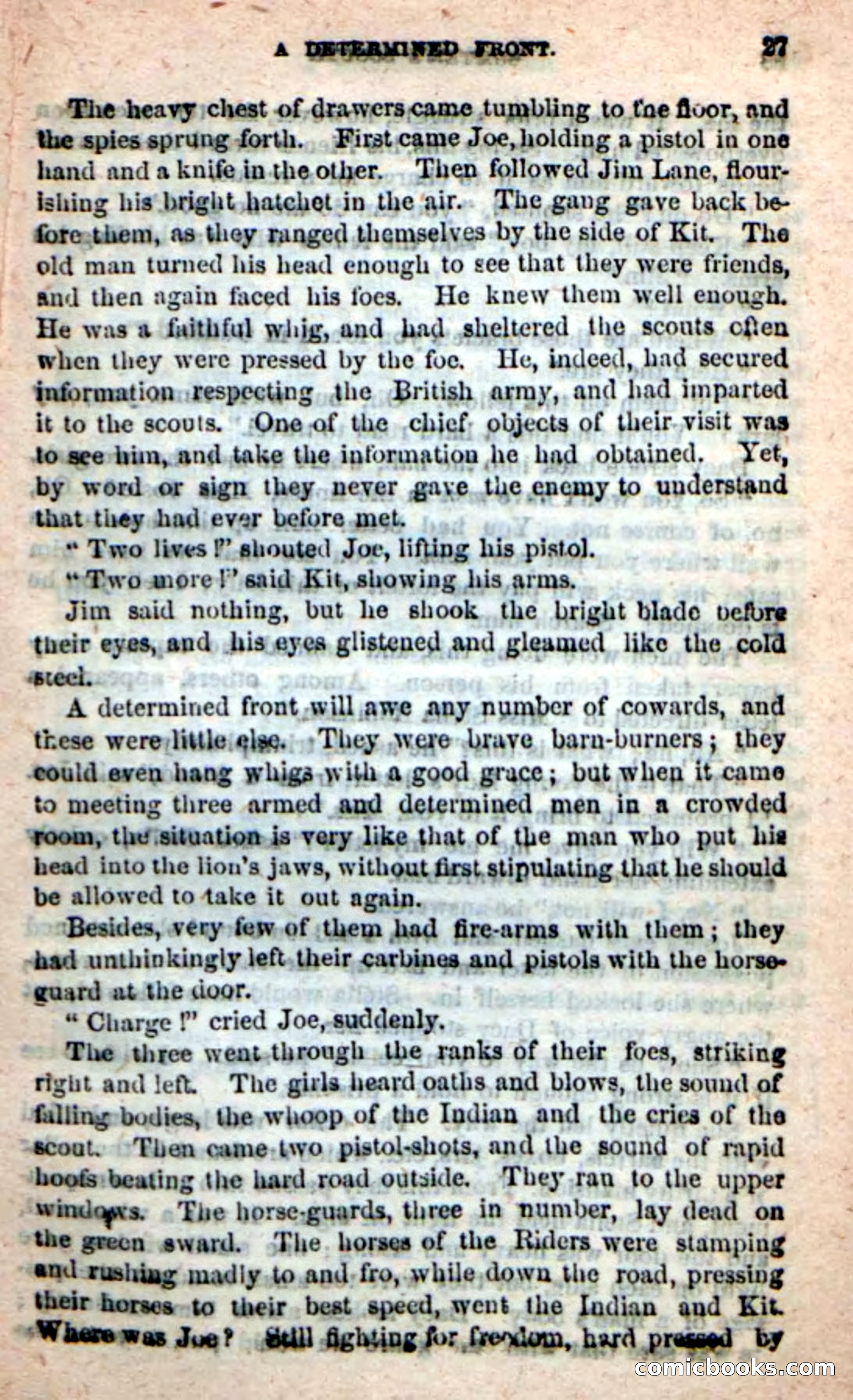 Beadle's New Dime Novels: Sumter's Scouts — page 23 of 100