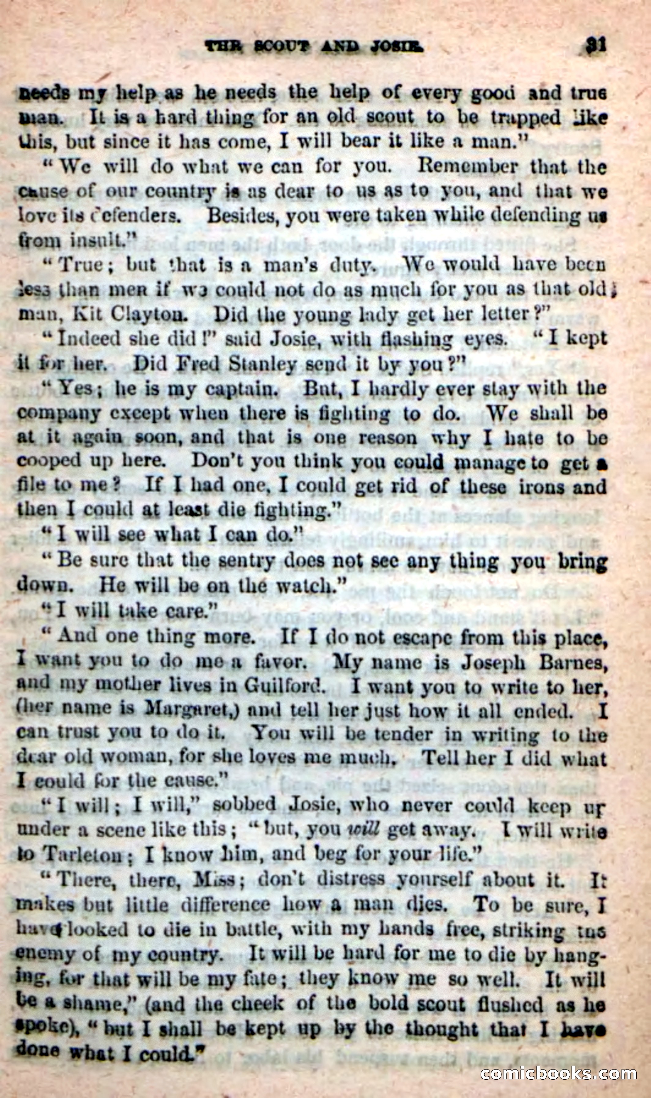 Beadle's New Dime Novels: Sumter's Scouts — page 27 of 100