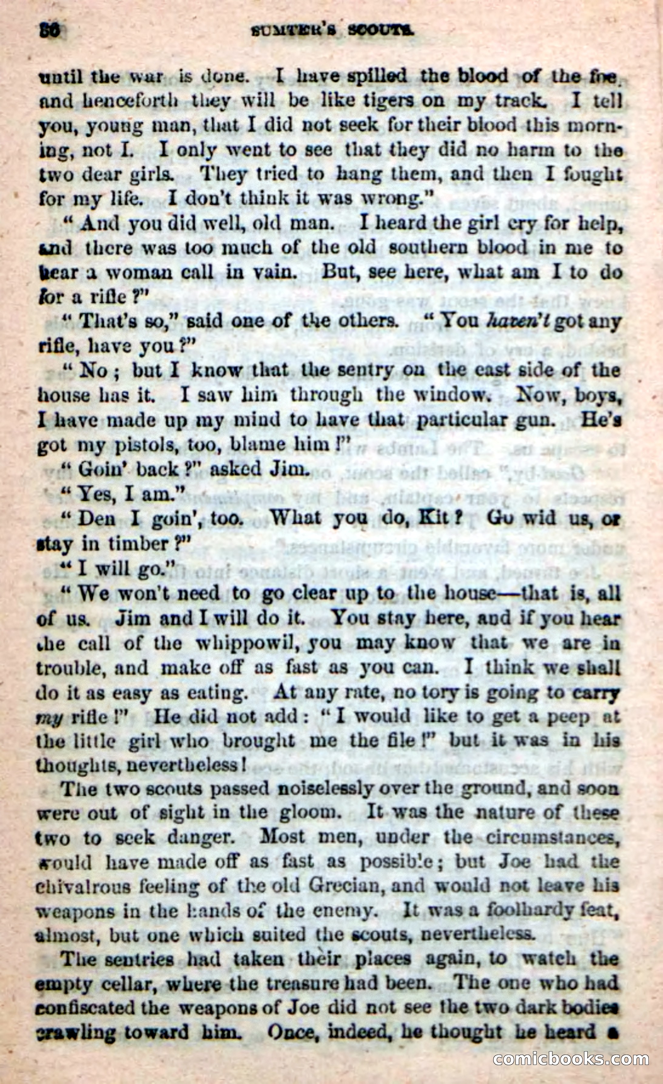 Beadle's New Dime Novels: Sumter's Scouts — page 32 of 100