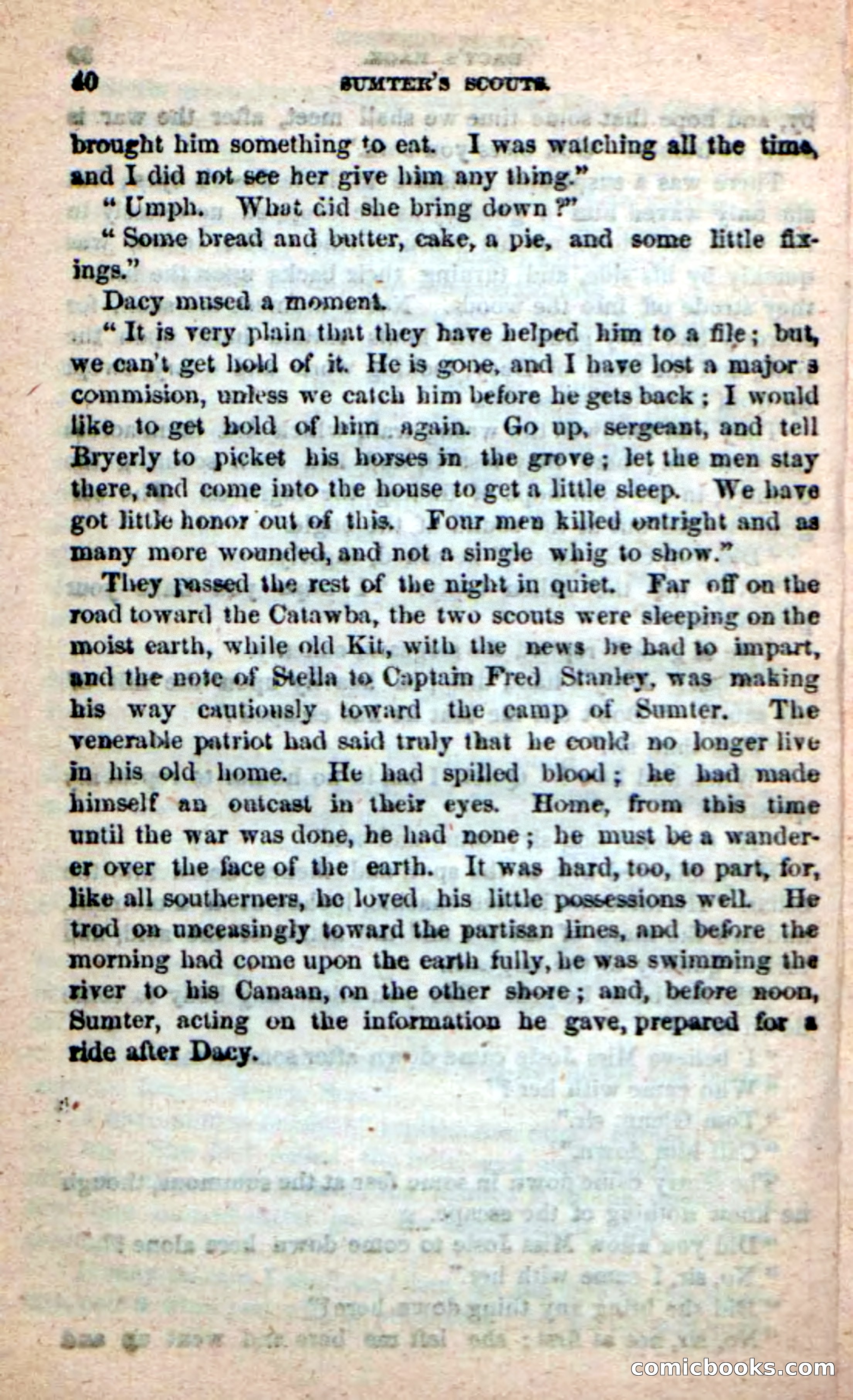 Beadle's New Dime Novels: Sumter's Scouts — page 36 of 100