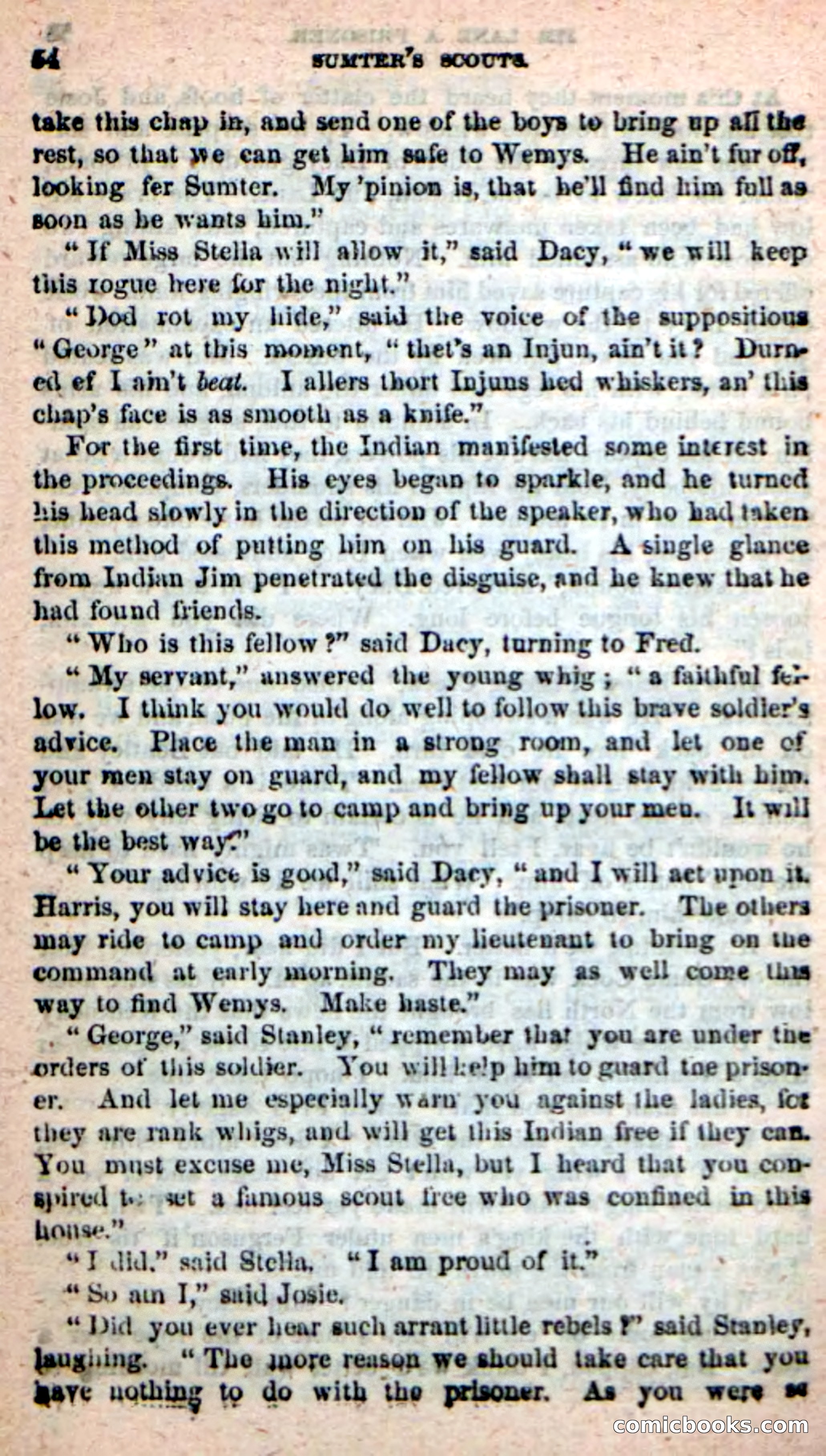 Beadle's New Dime Novels: Sumter's Scouts — page 50 of 100