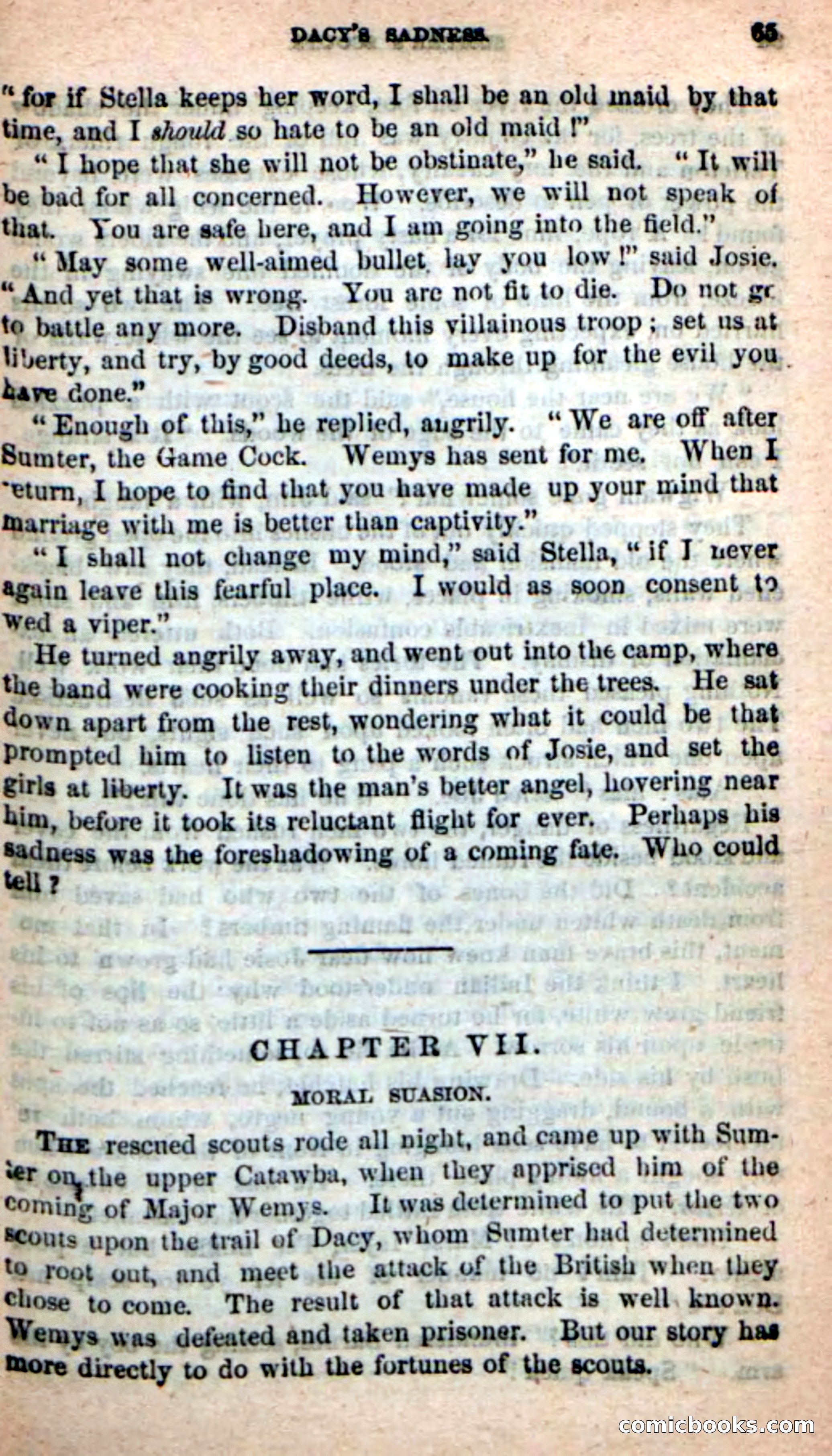 Beadle's New Dime Novels: Sumter's Scouts — page 61 of 100