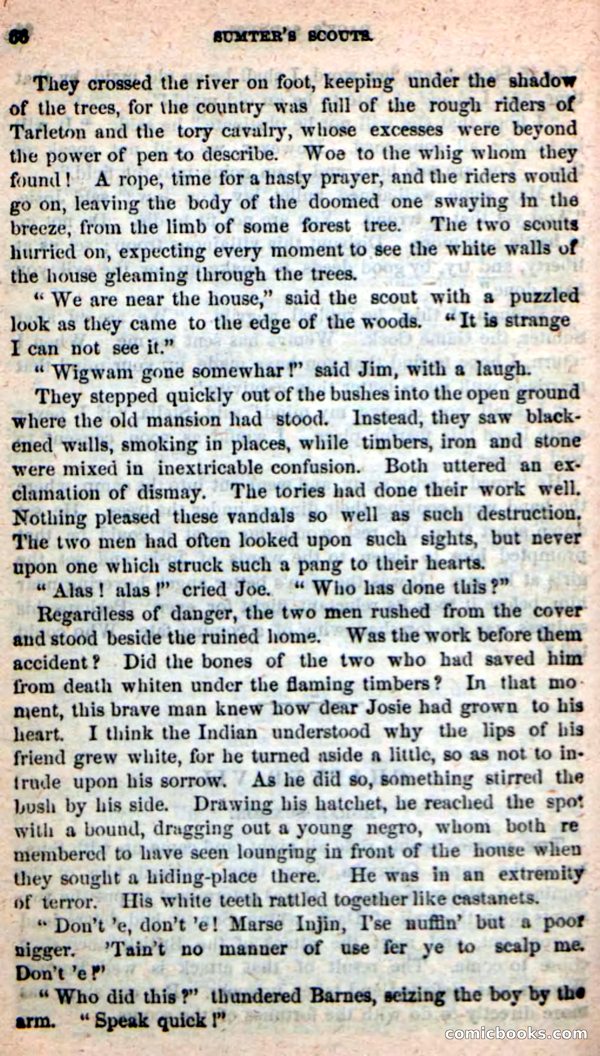 Beadle's New Dime Novels: Sumter's Scouts — page 62 of 100