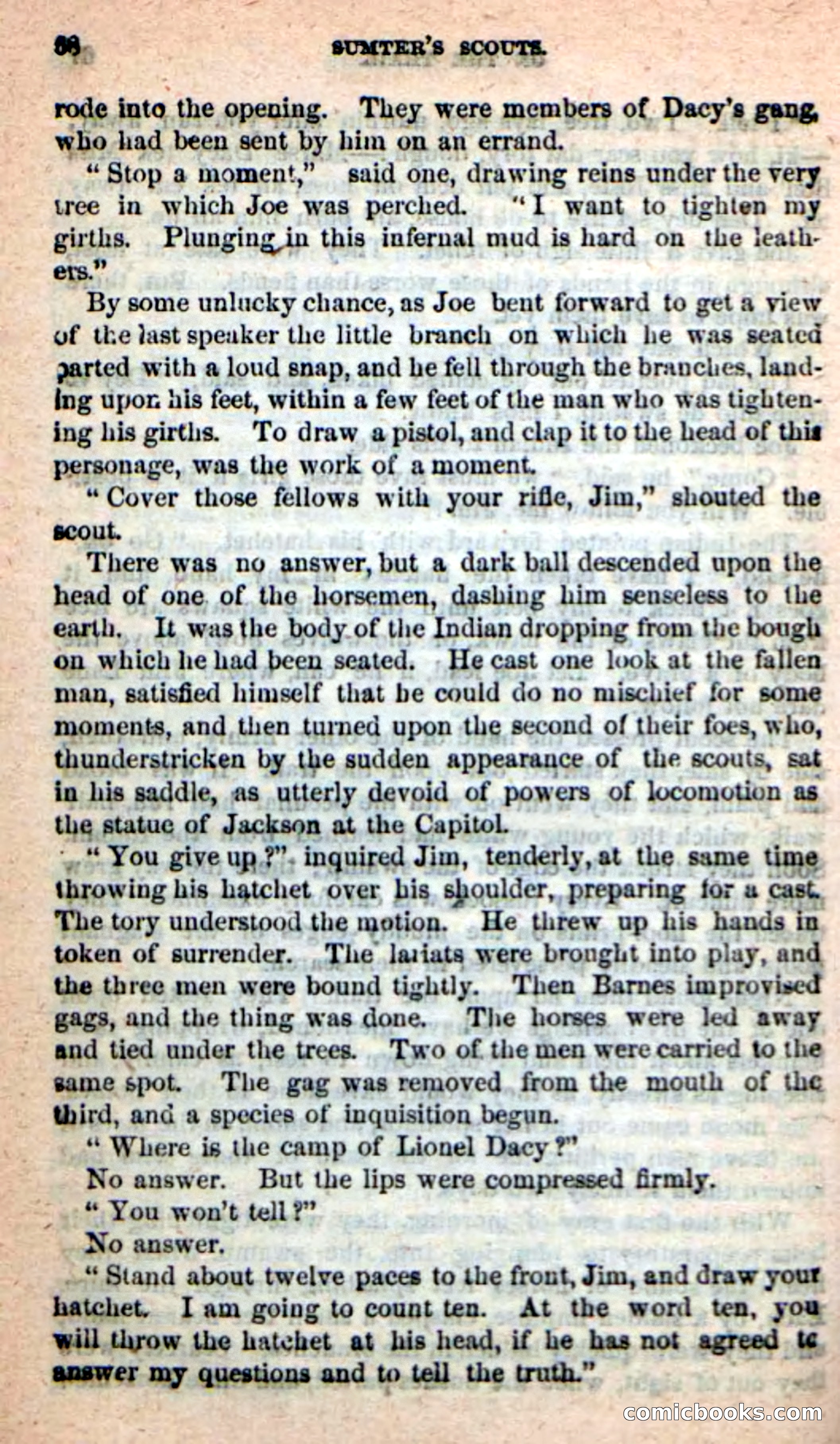 Beadle's New Dime Novels: Sumter's Scouts — page 64 of 100