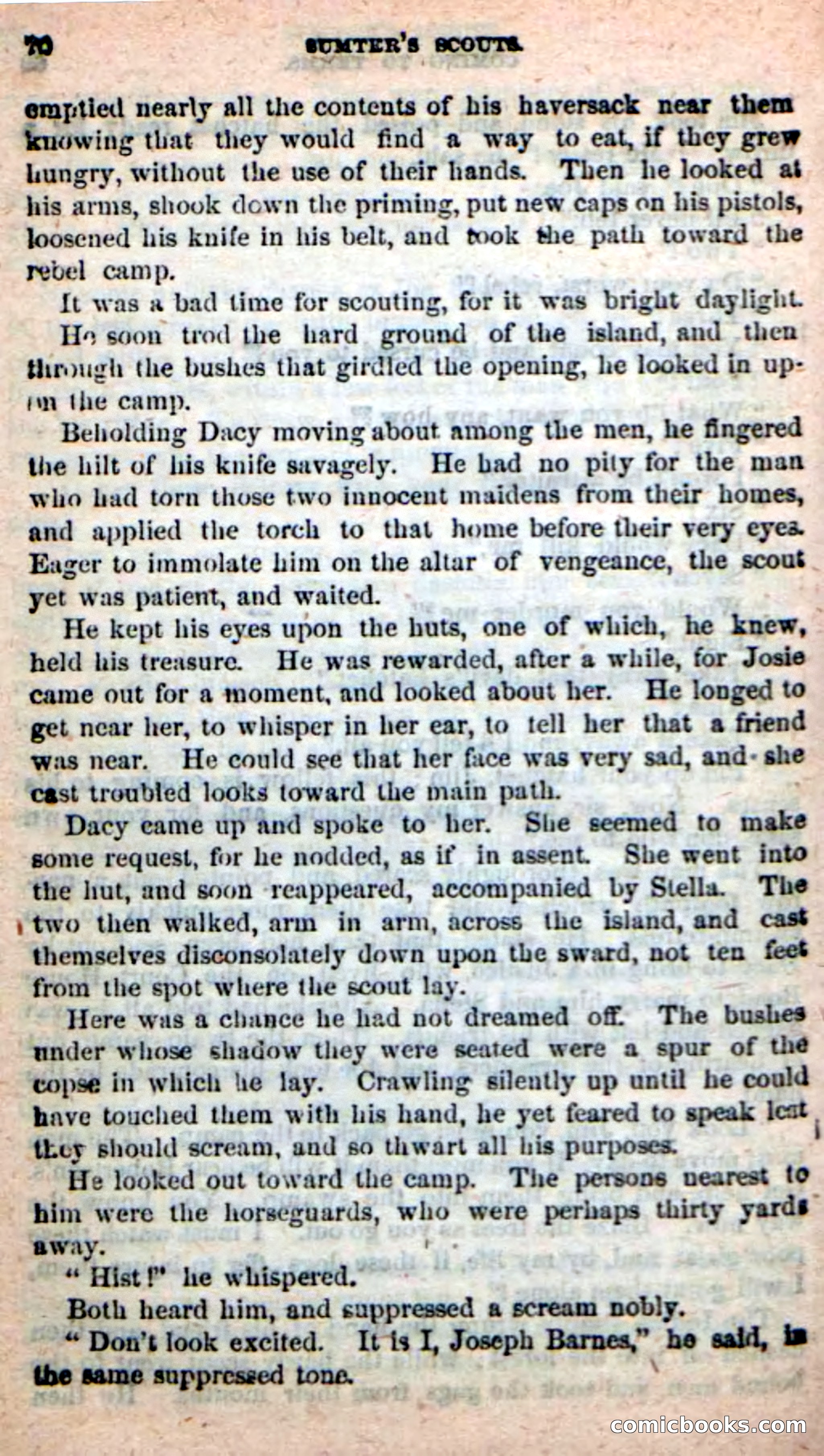 Beadle's New Dime Novels: Sumter's Scouts — page 66 of 100