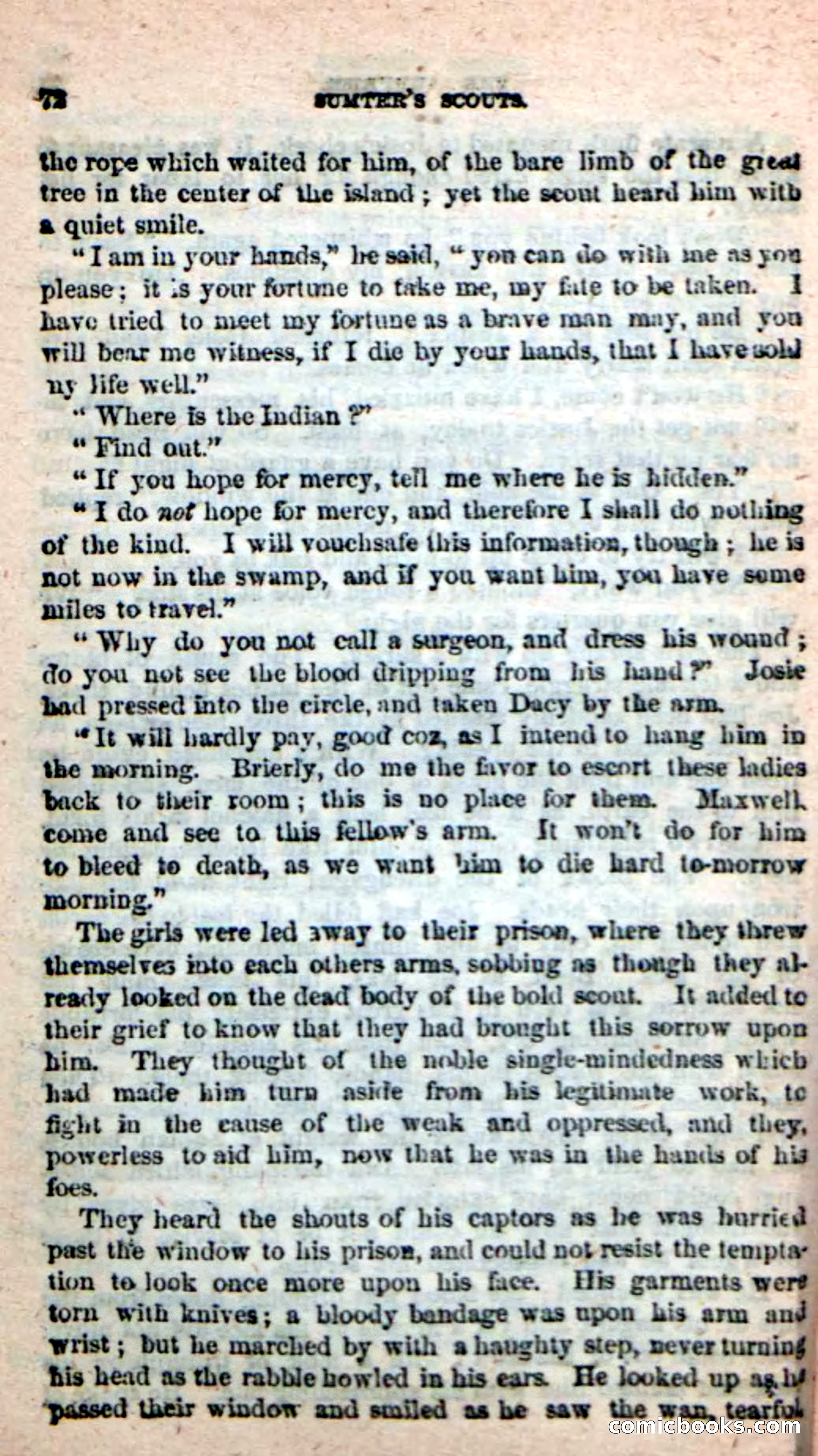 Beadle's New Dime Novels: Sumter's Scouts — page 68 of 100