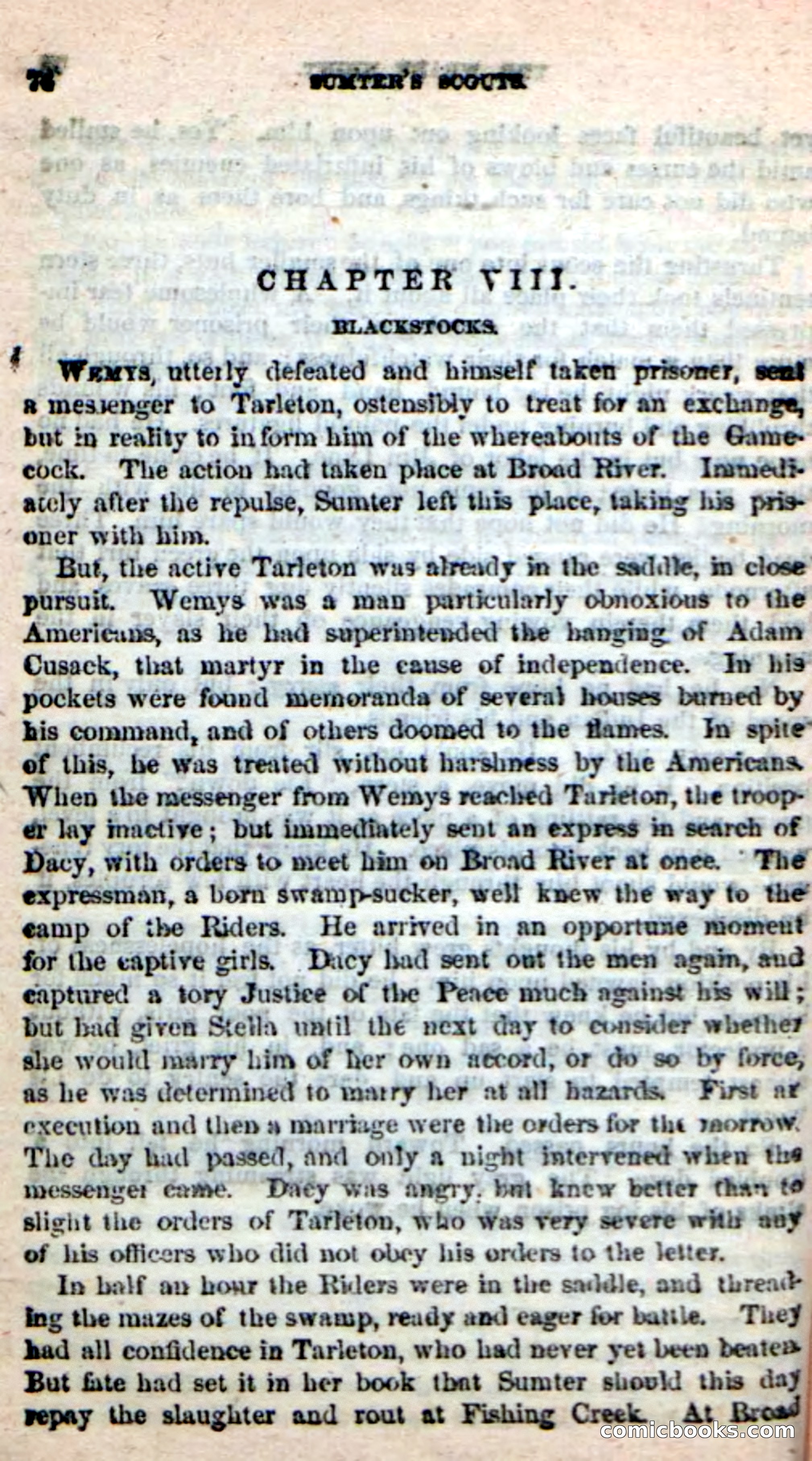 Beadle's New Dime Novels: Sumter's Scouts — page 70 of 100
