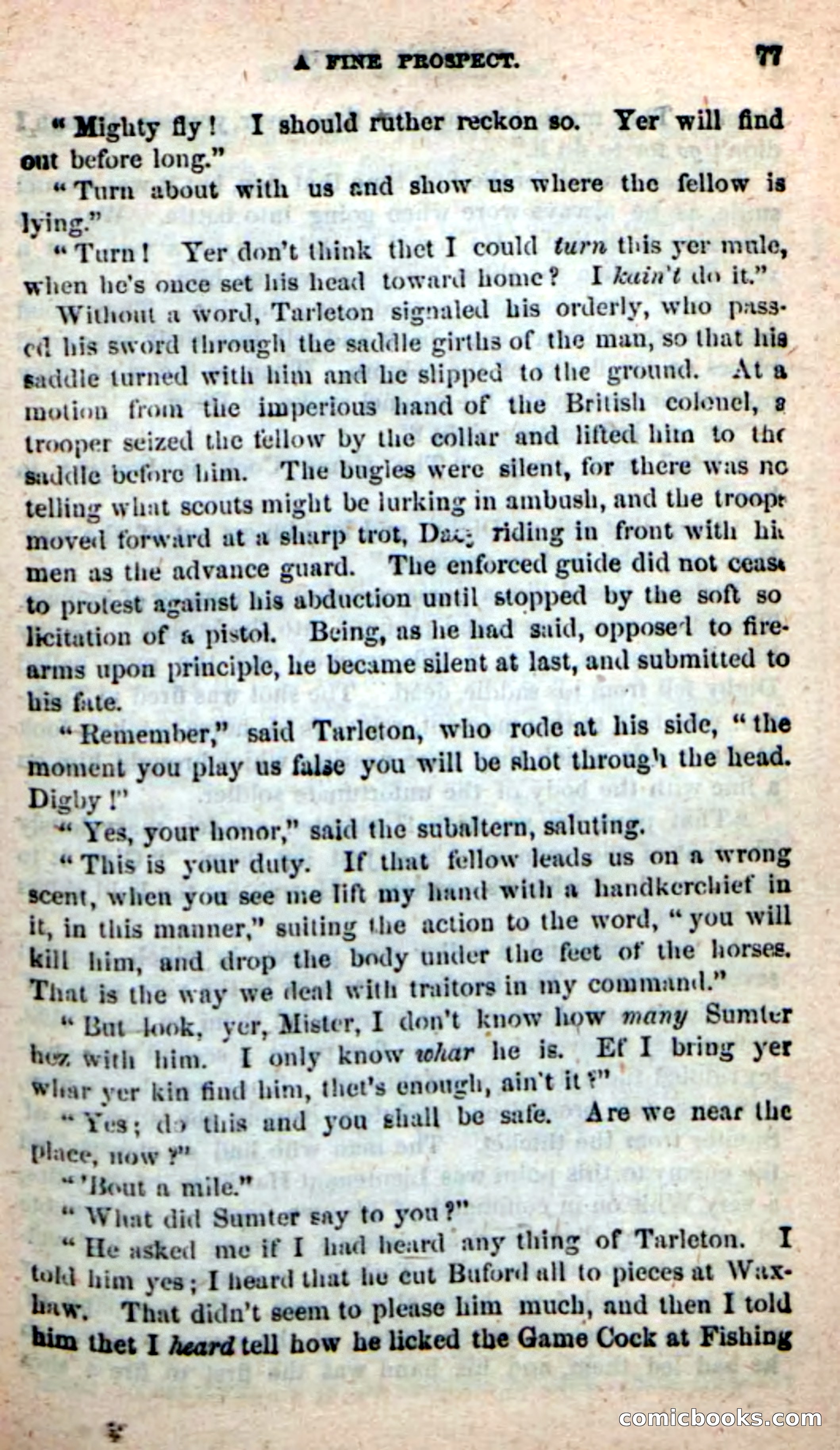 Beadle's New Dime Novels: Sumter's Scouts — page 73 of 100