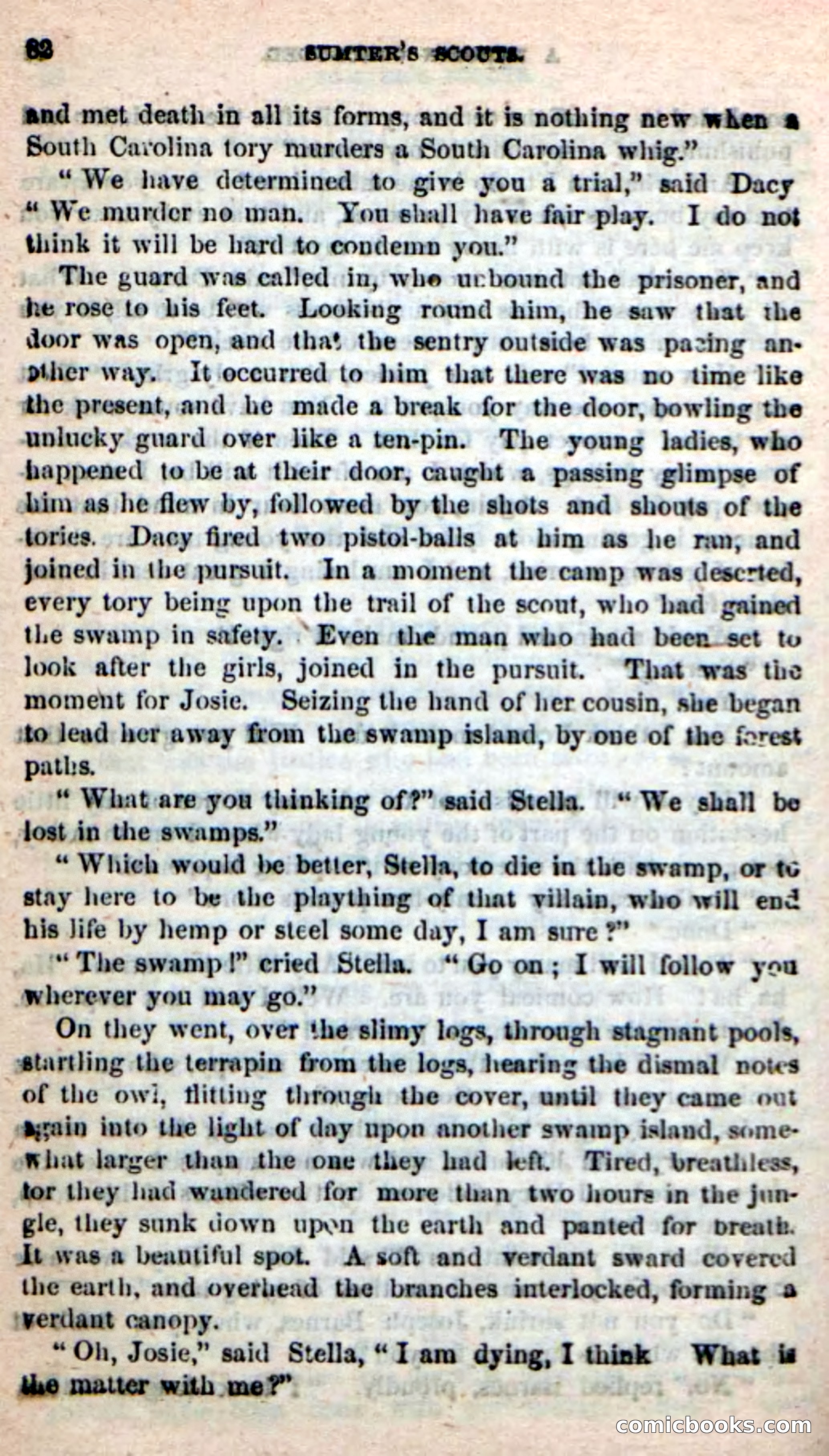 Beadle's New Dime Novels: Sumter's Scouts — page 78 of 100