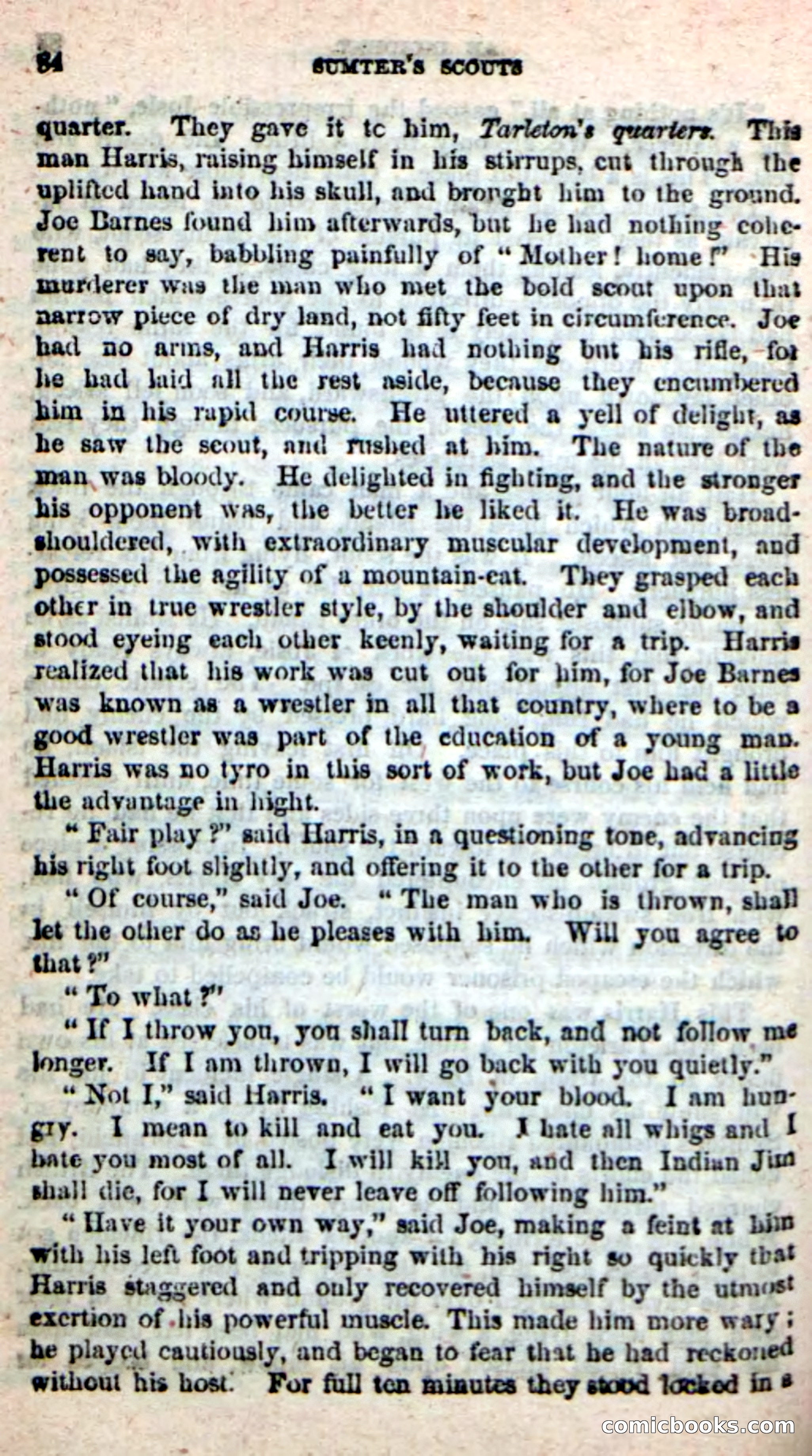 Beadle's New Dime Novels: Sumter's Scouts — page 80 of 100