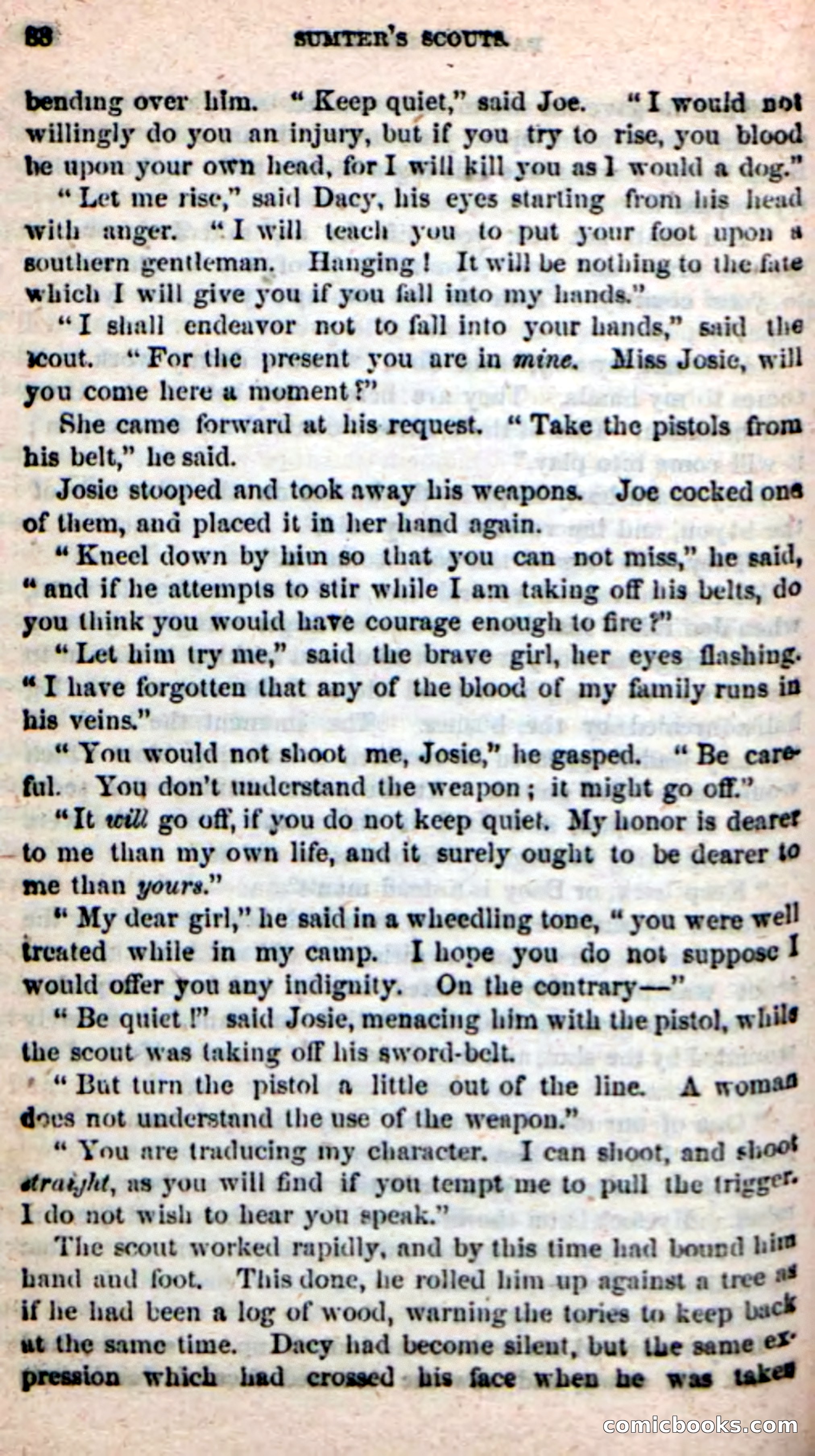Beadle's New Dime Novels: Sumter's Scouts — page 84 of 100