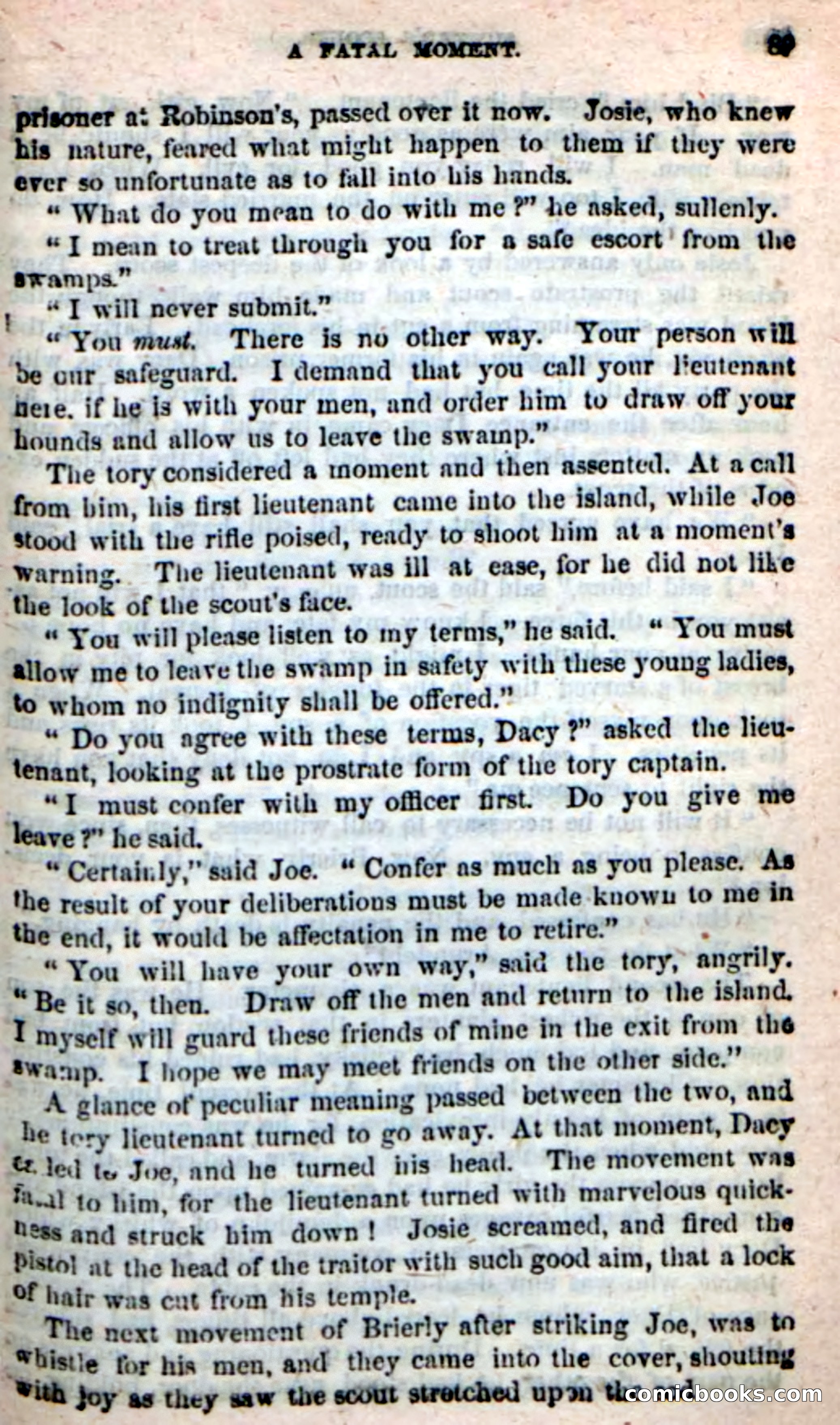 Beadle's New Dime Novels: Sumter's Scouts — page 85 of 100