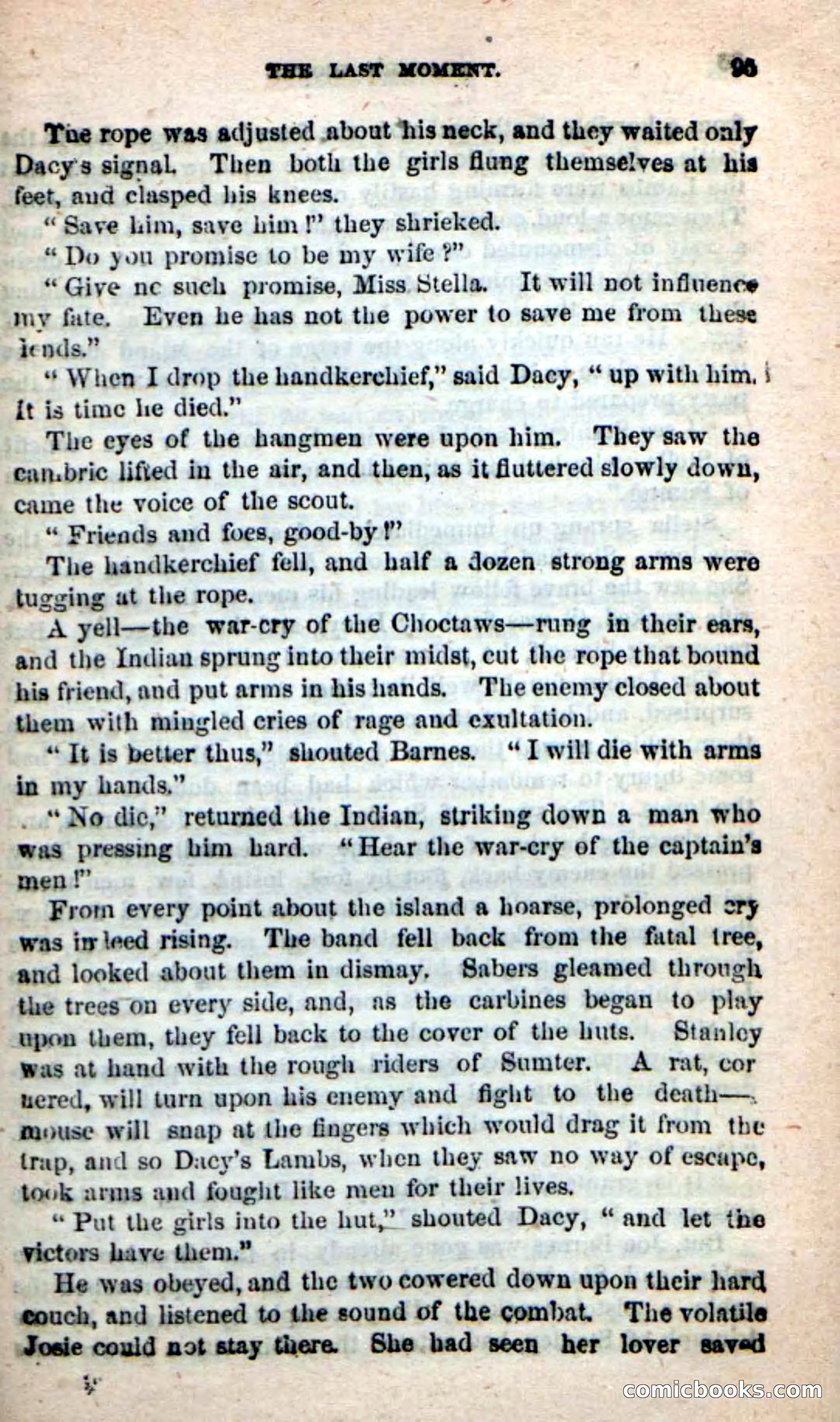 Beadle's New Dime Novels: Sumter's Scouts — page 91 of 100