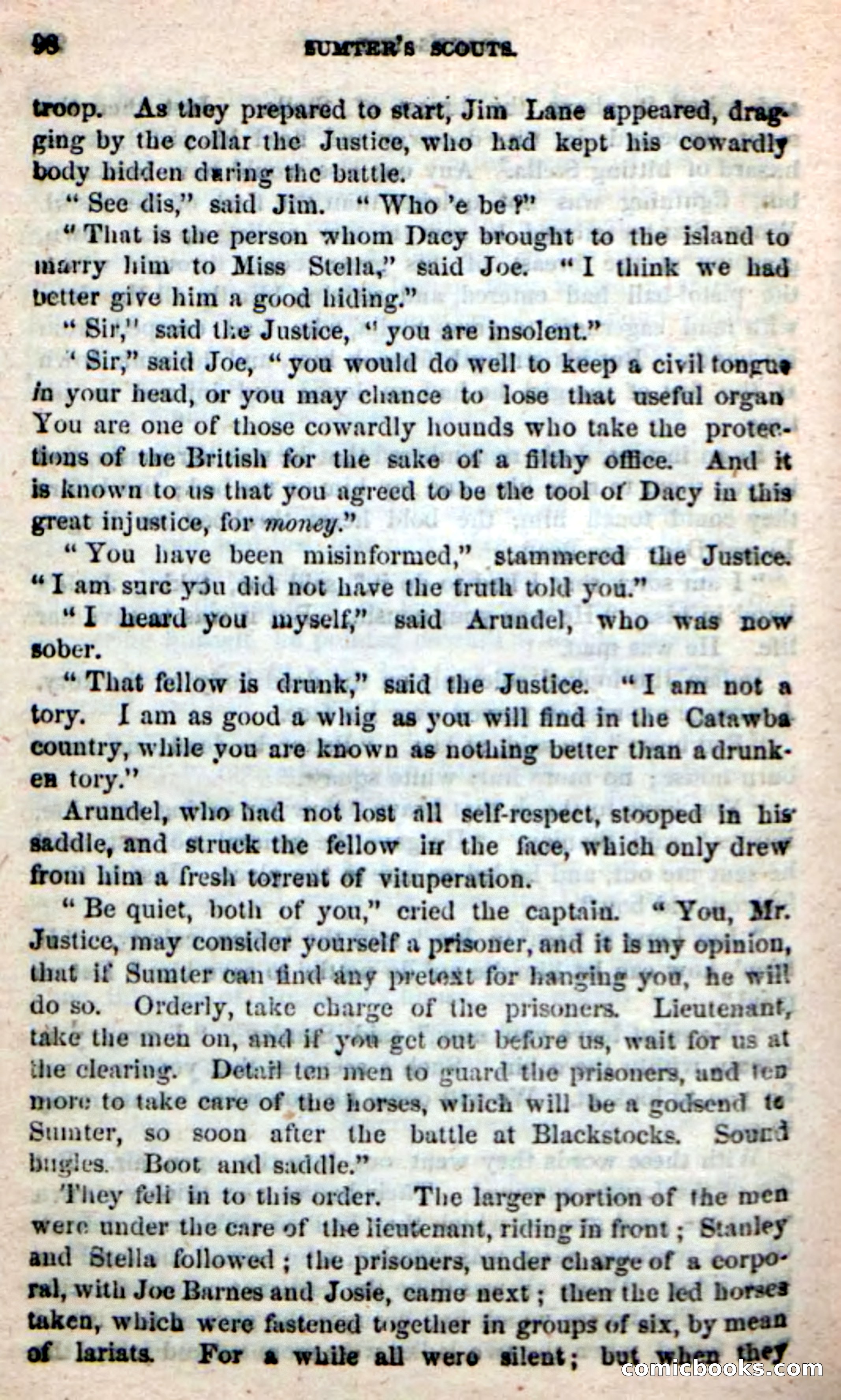 Beadle's New Dime Novels: Sumter's Scouts — page 94 of 100