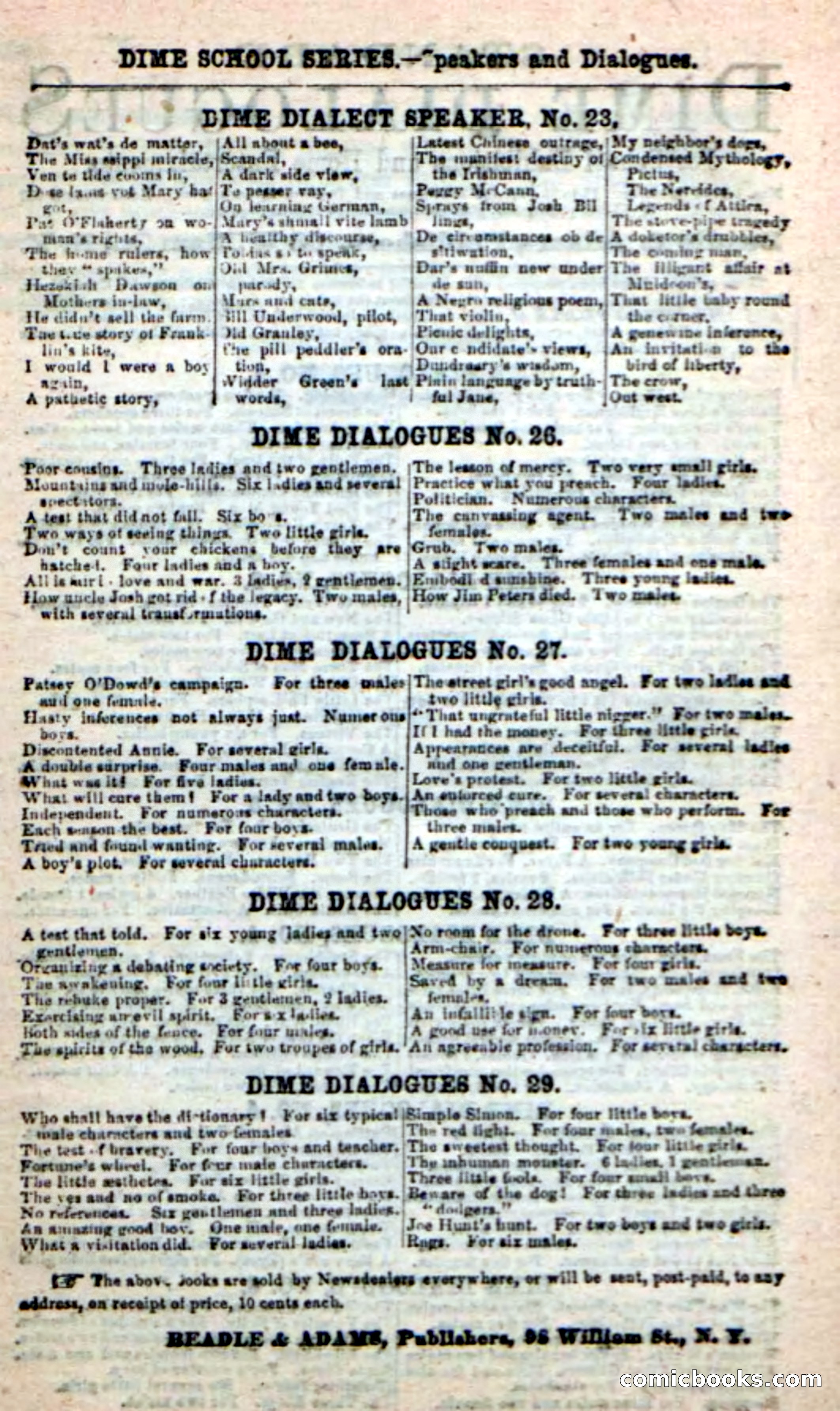 Beadle's New Dime Novels: Sumter's Scouts — page 98 of 100