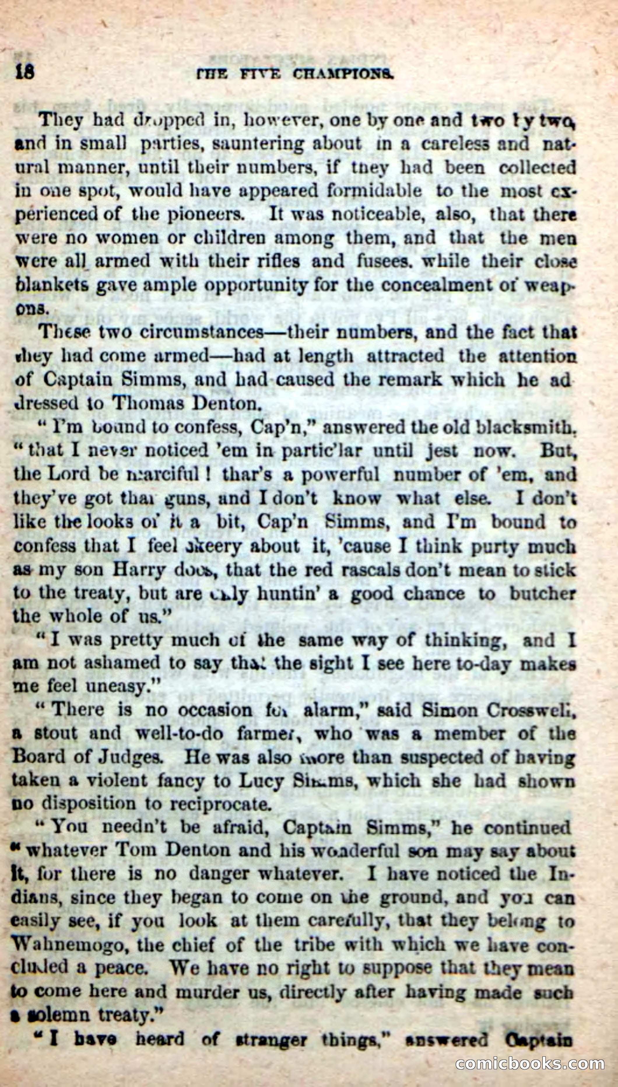 Beadle's New Dime Novels: The Five Champions — page 14 of 100