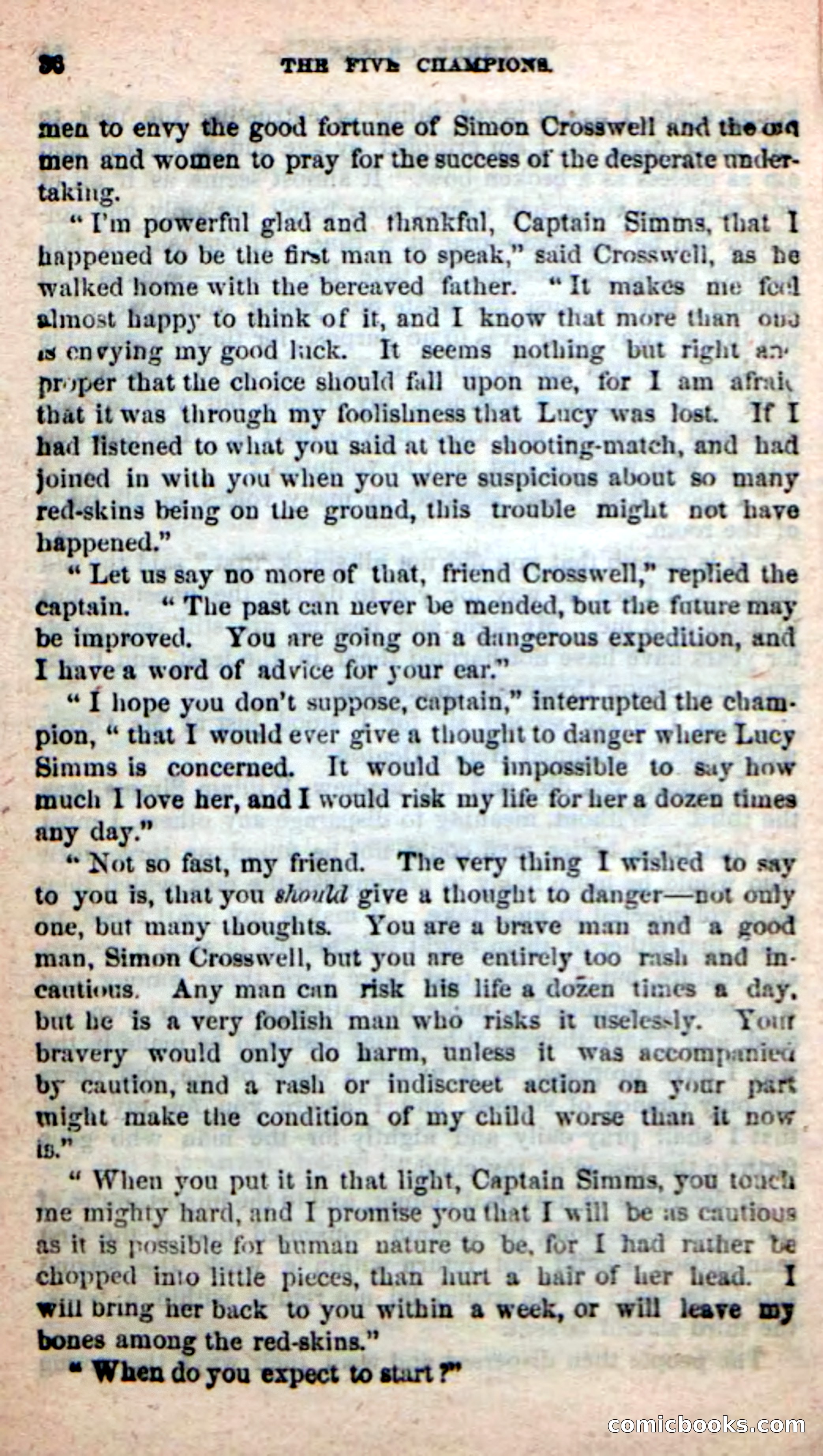Beadle's New Dime Novels: The Five Champions — page 32 of 100