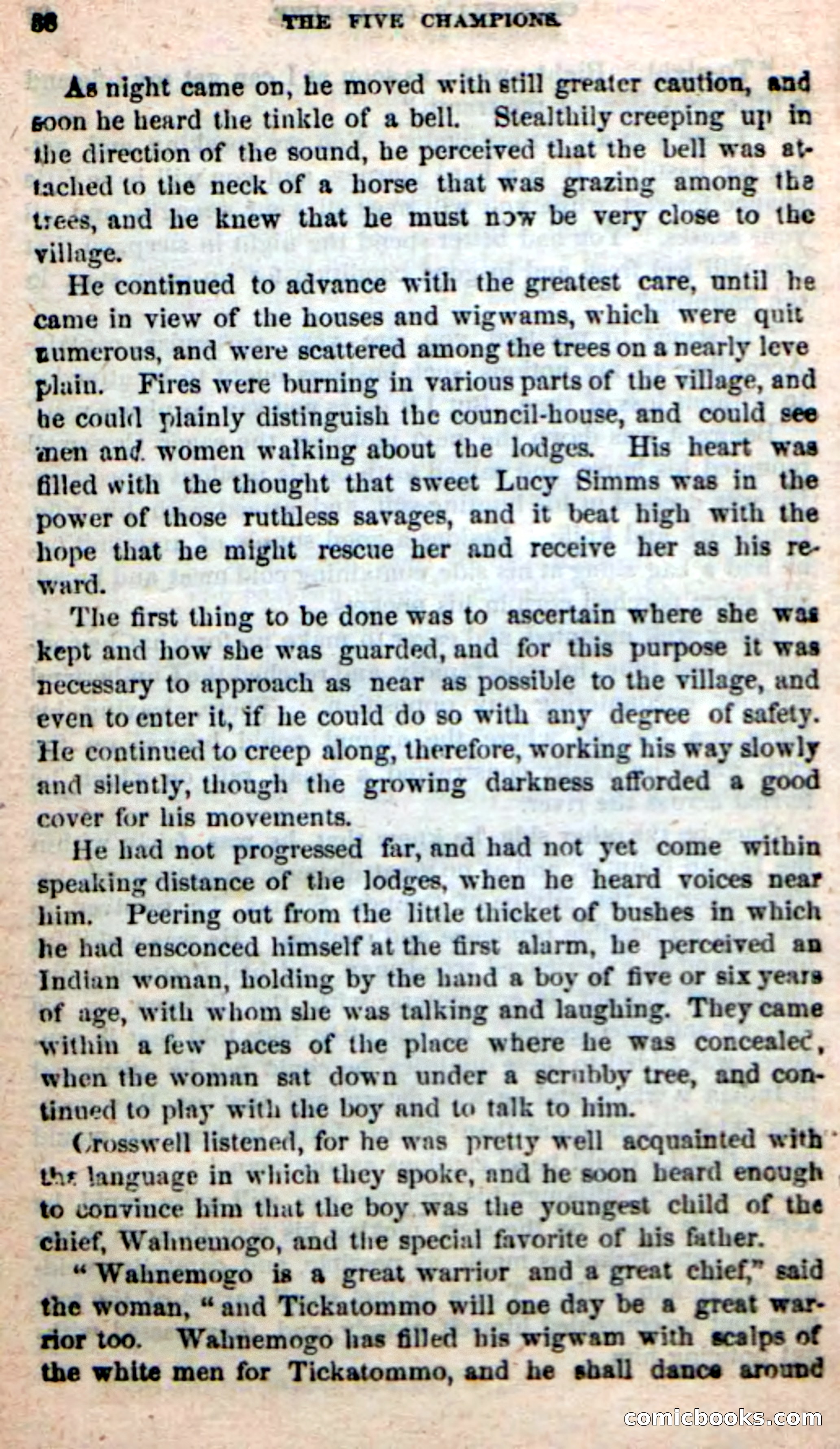 Beadle's New Dime Novels: The Five Champions — page 34 of 100
