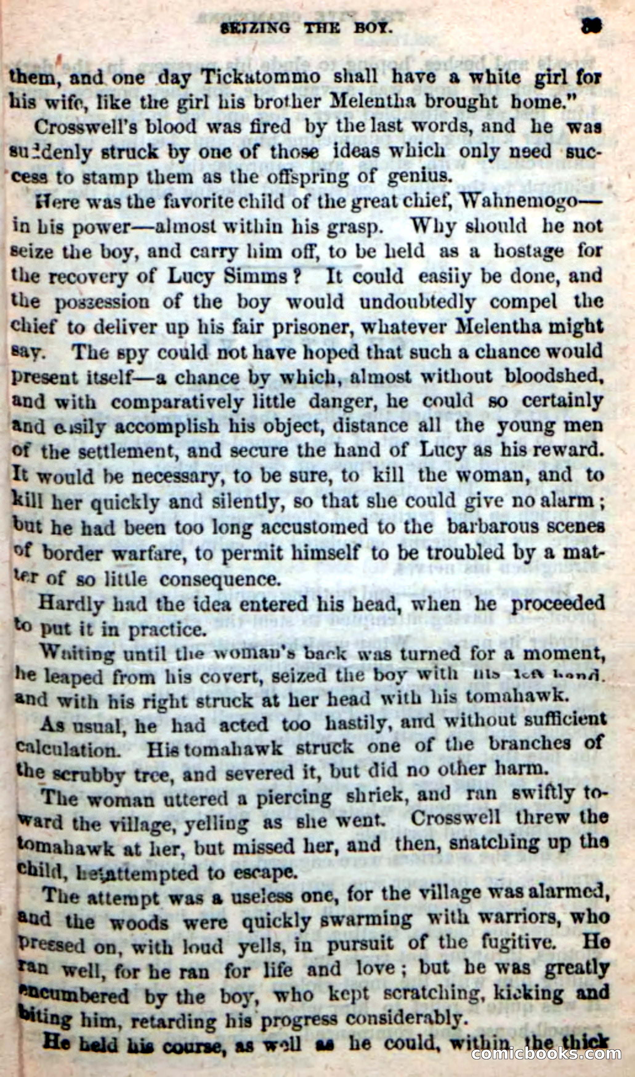 Beadle's New Dime Novels: The Five Champions — page 35 of 100